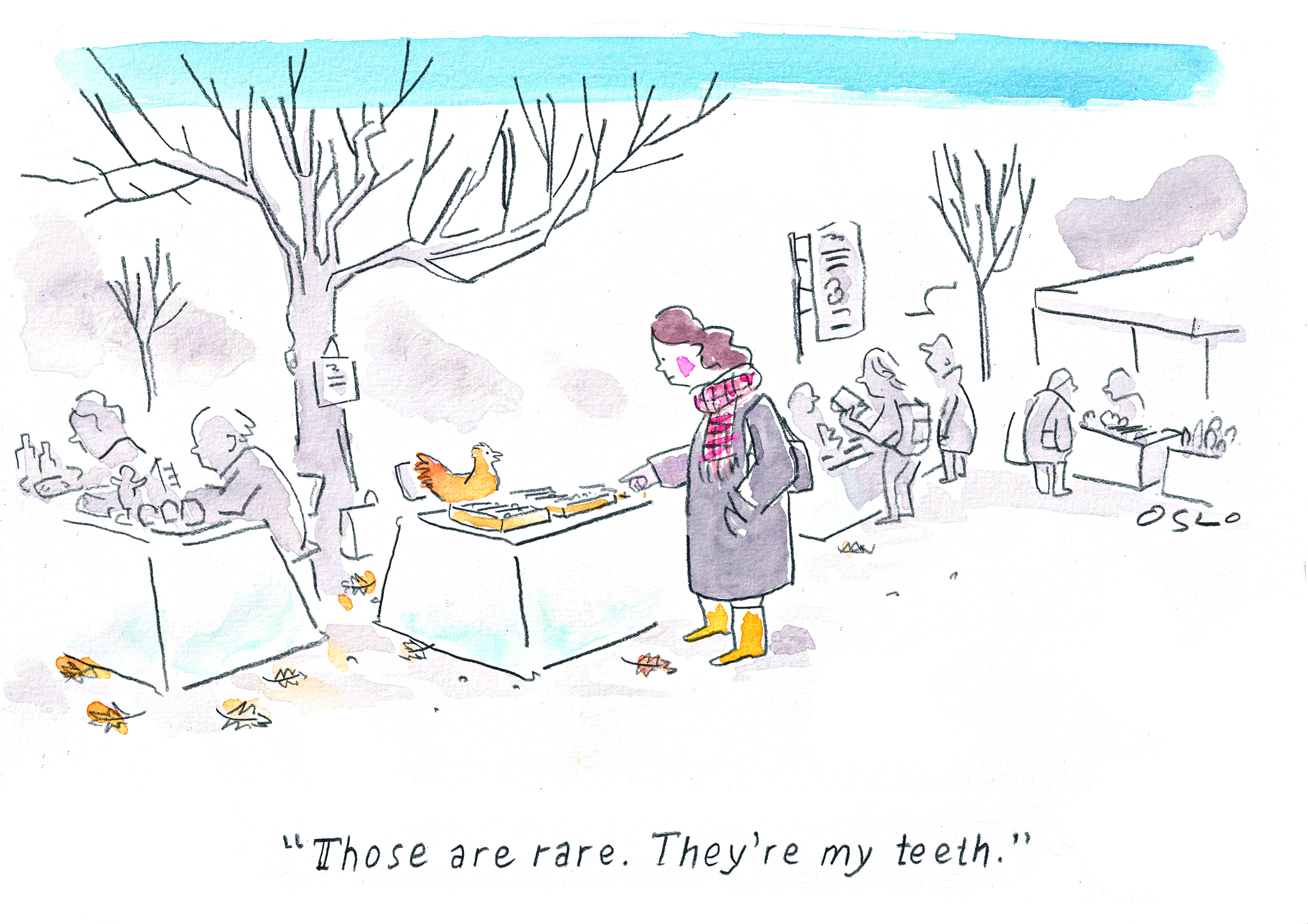 Oslo Davis cartoon.