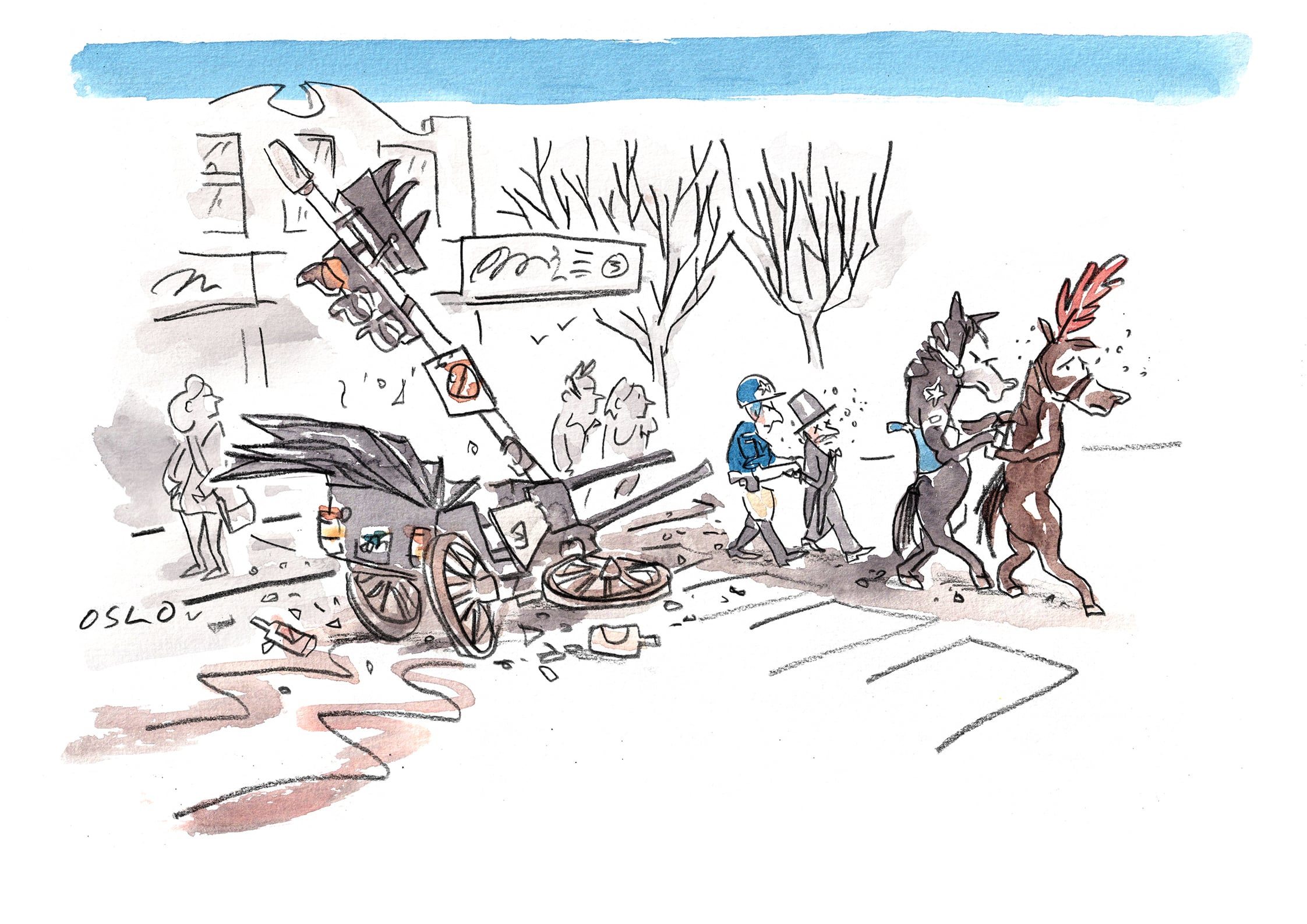 Oslo Davis cartoon.