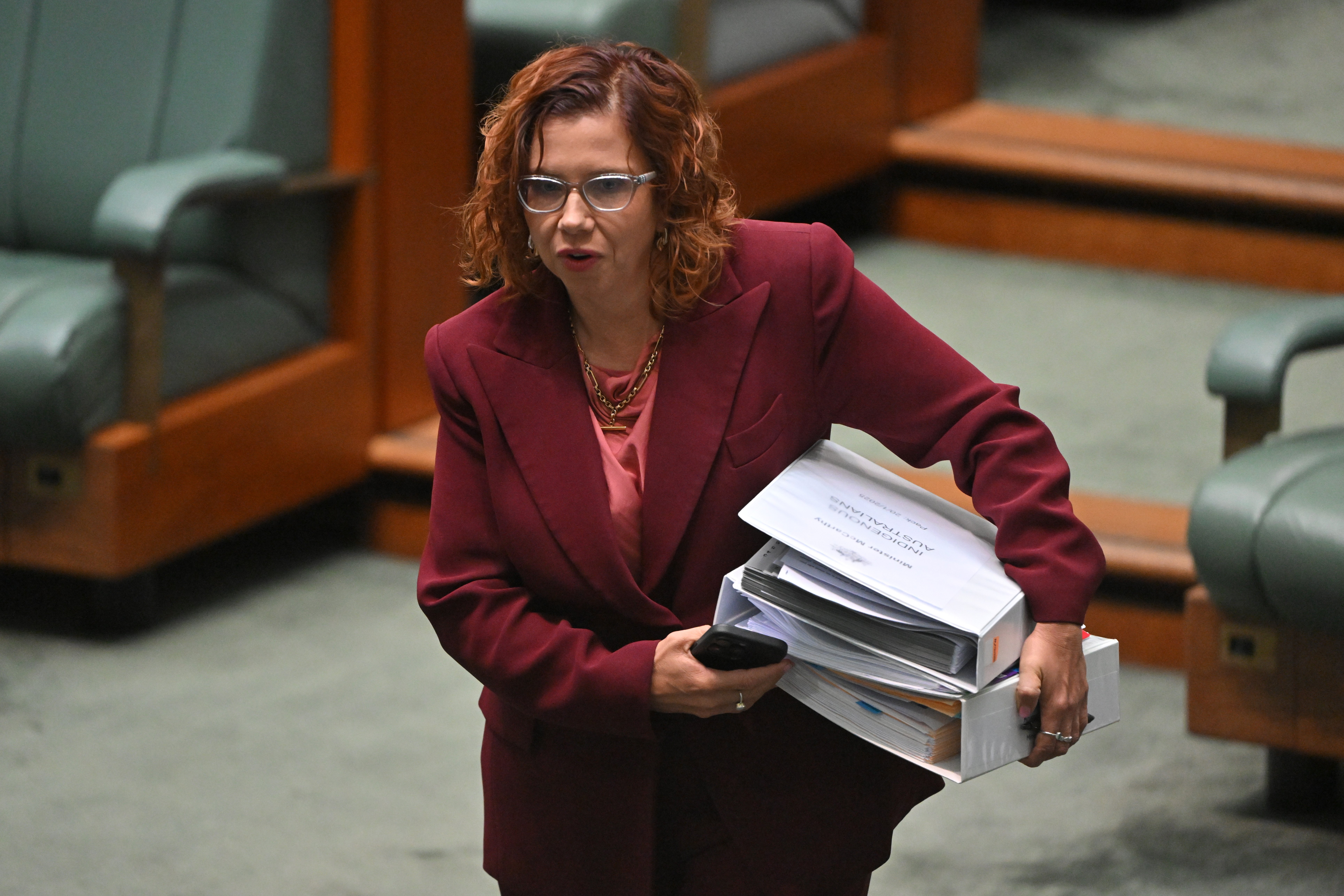Minister for Employment and Workplace Relations Amanda Rishworth in parliament.
