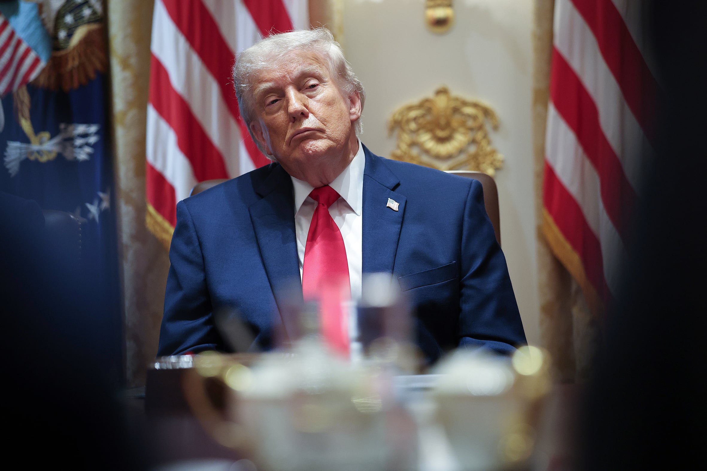 President Donald Trump at the White House.