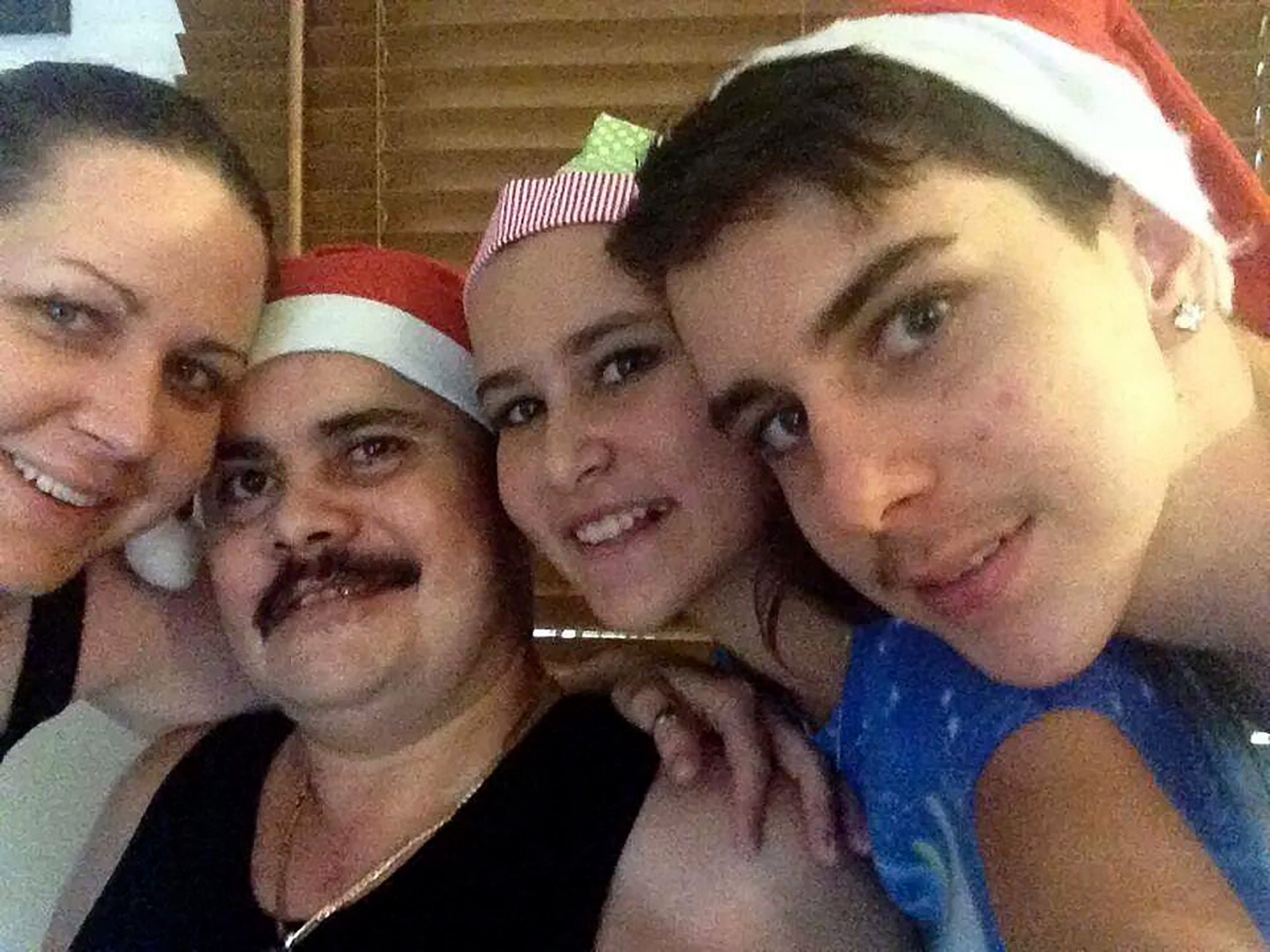 Keiran Webster (right) with his family.