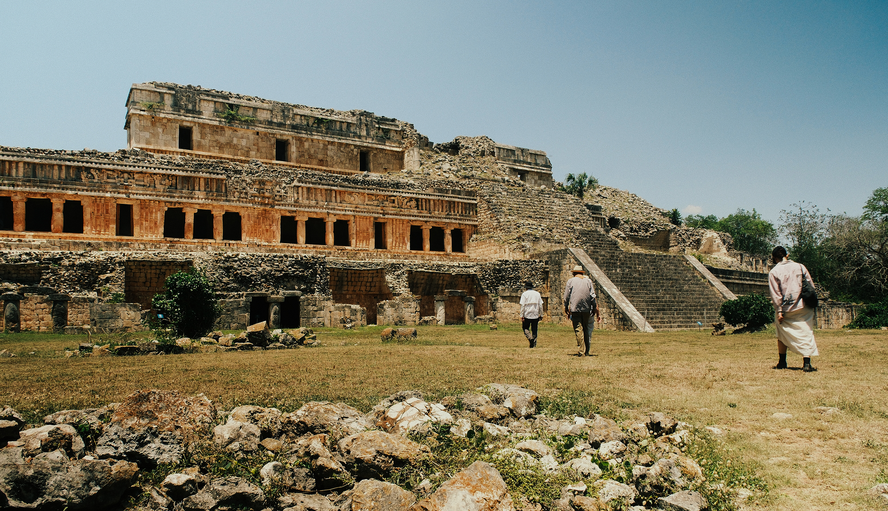 Mayan archeological site of Sayil, in Yucatán, Mexico. |