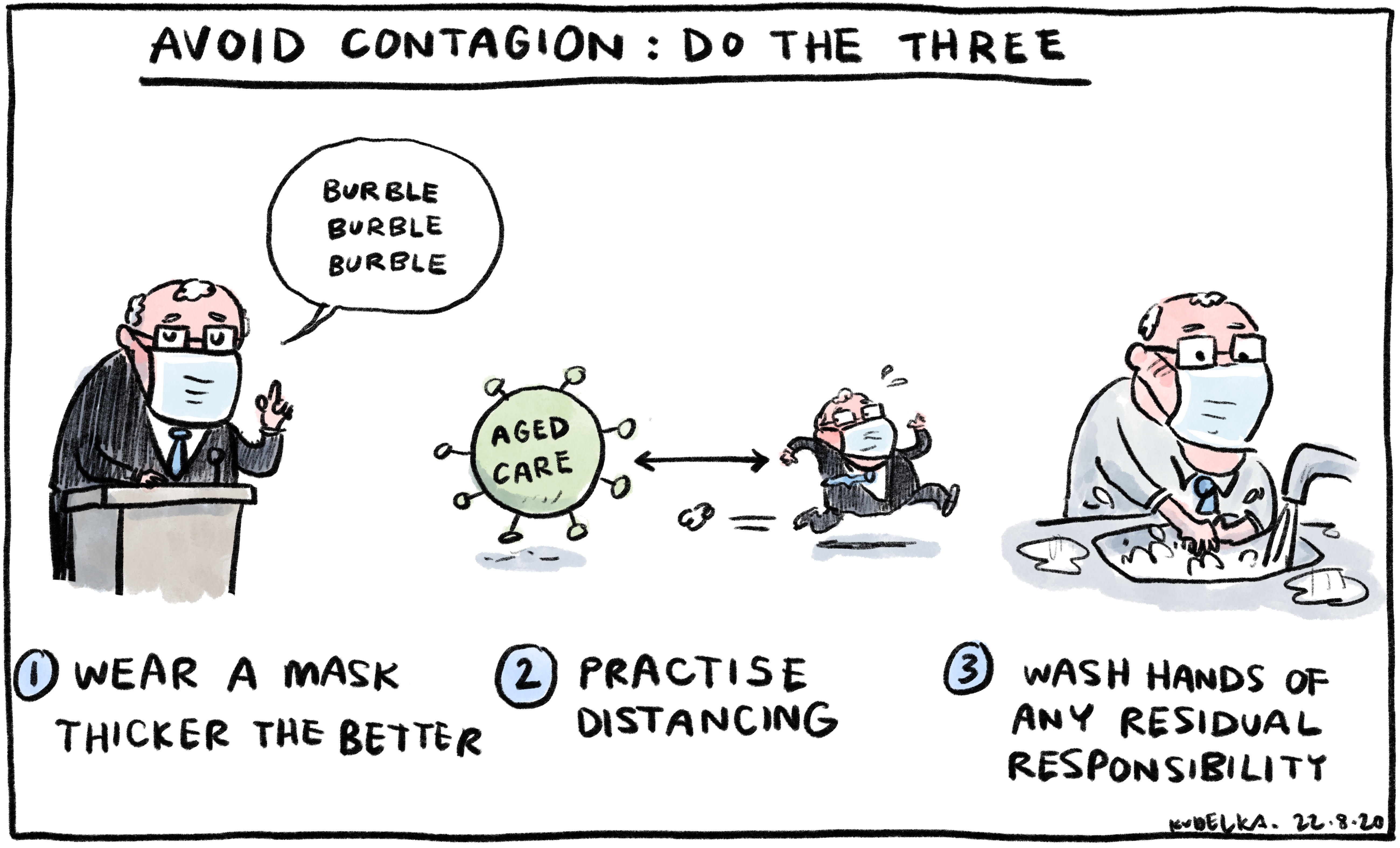 Jon Kudelka cartoon, August 22, 2020
