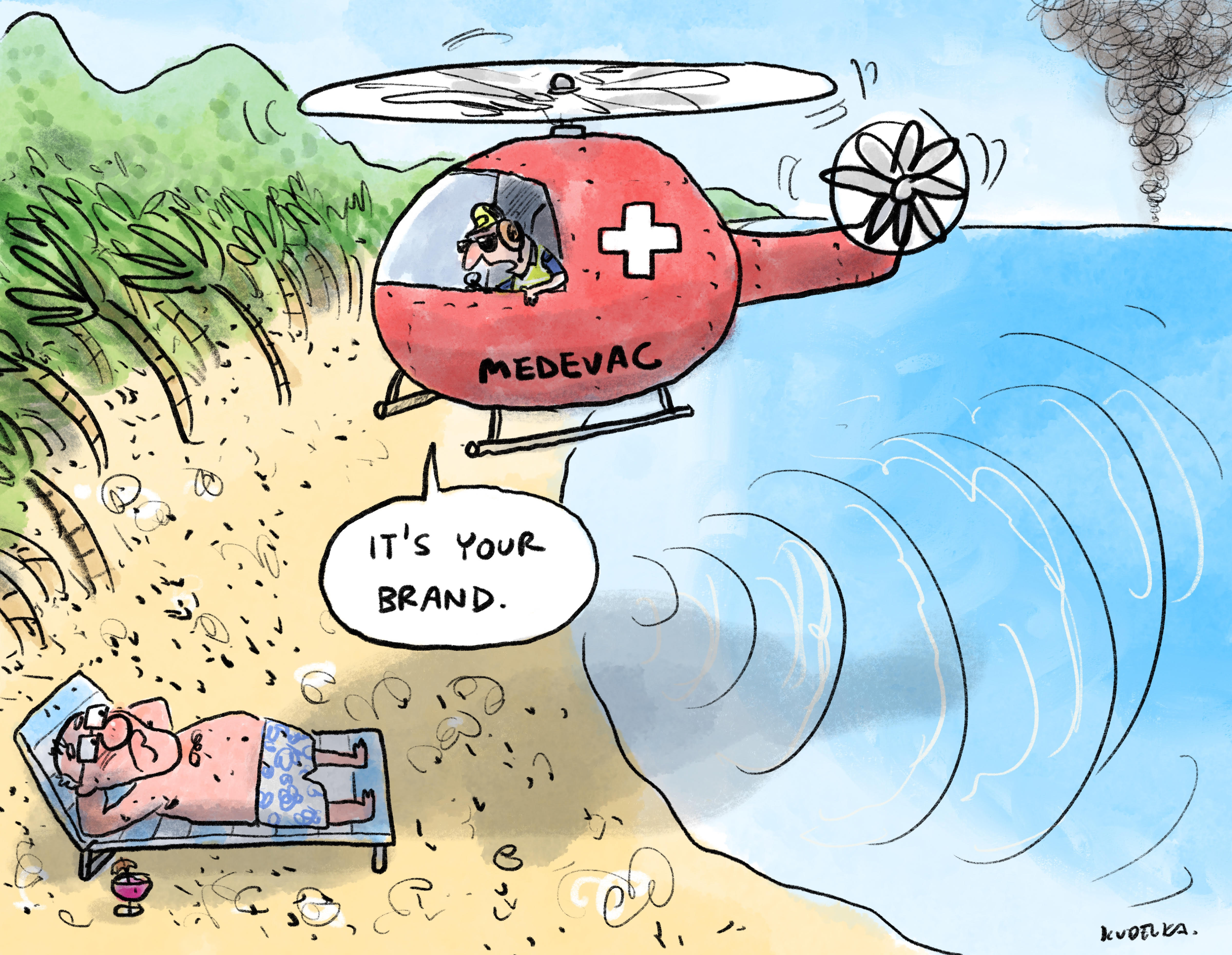 Jon Kudelka cartoon, December 21, 2019