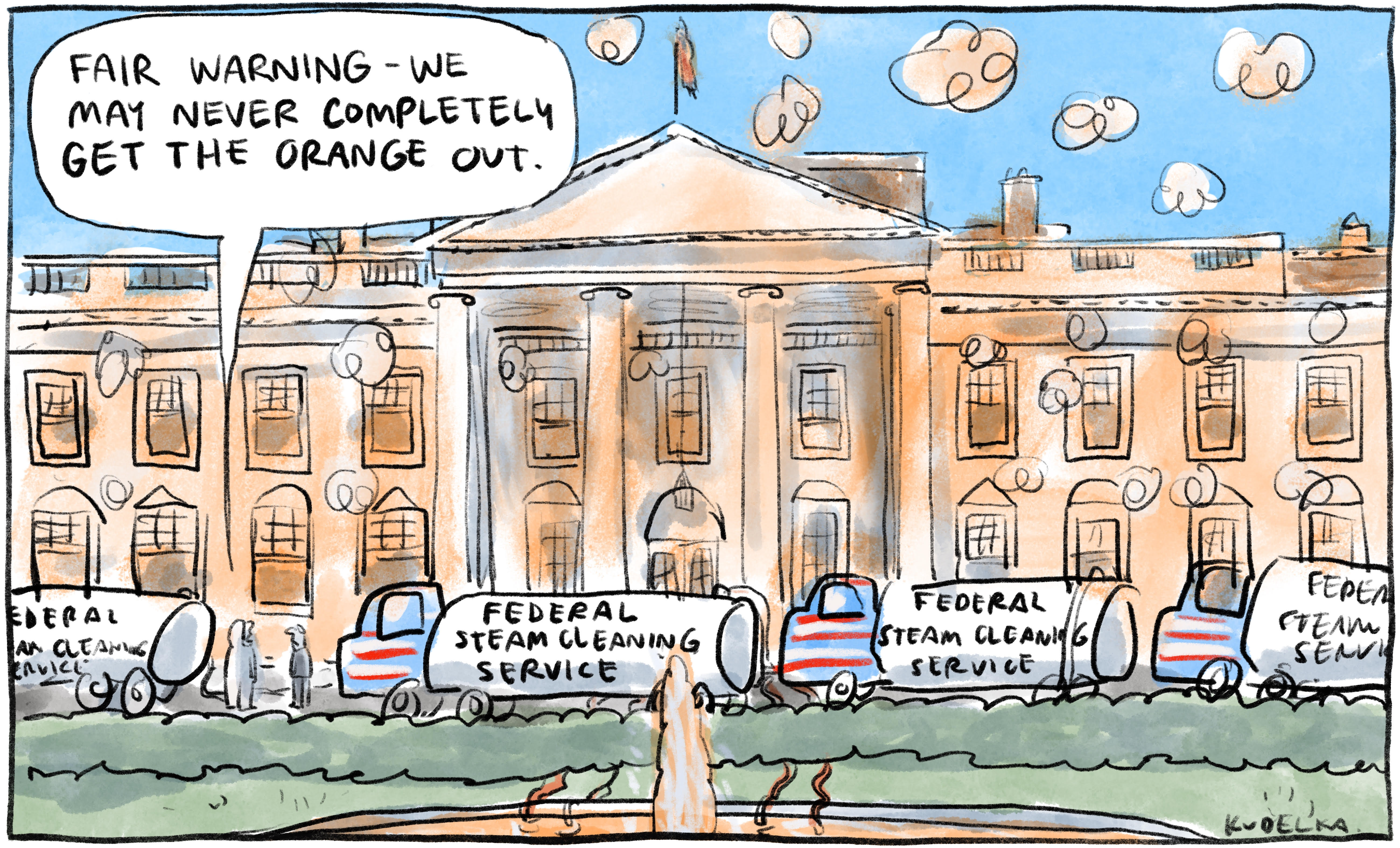 Jon Kudelka cartoon, November 7, 2020