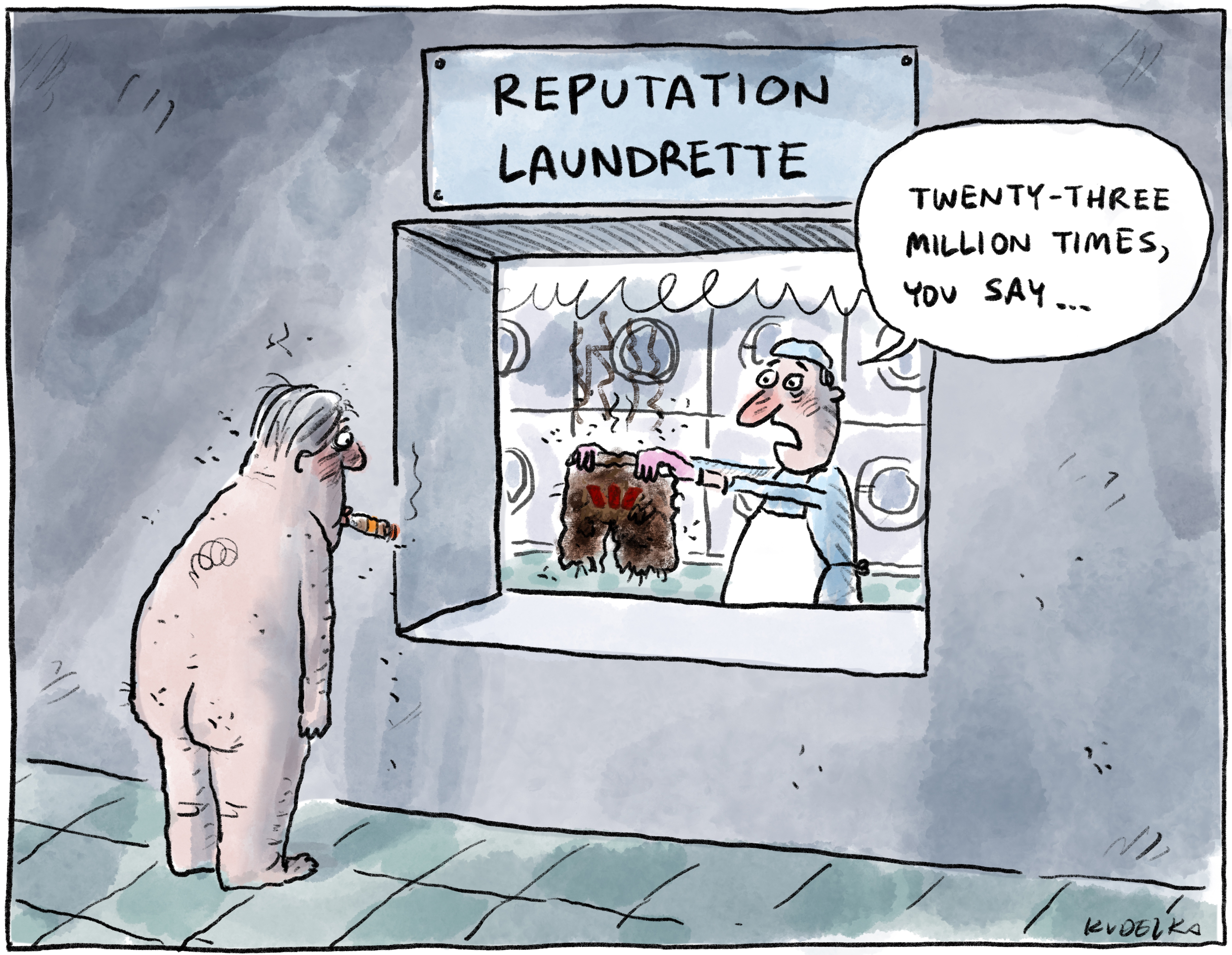 Jon Kudelka cartoon, November 30, 2019