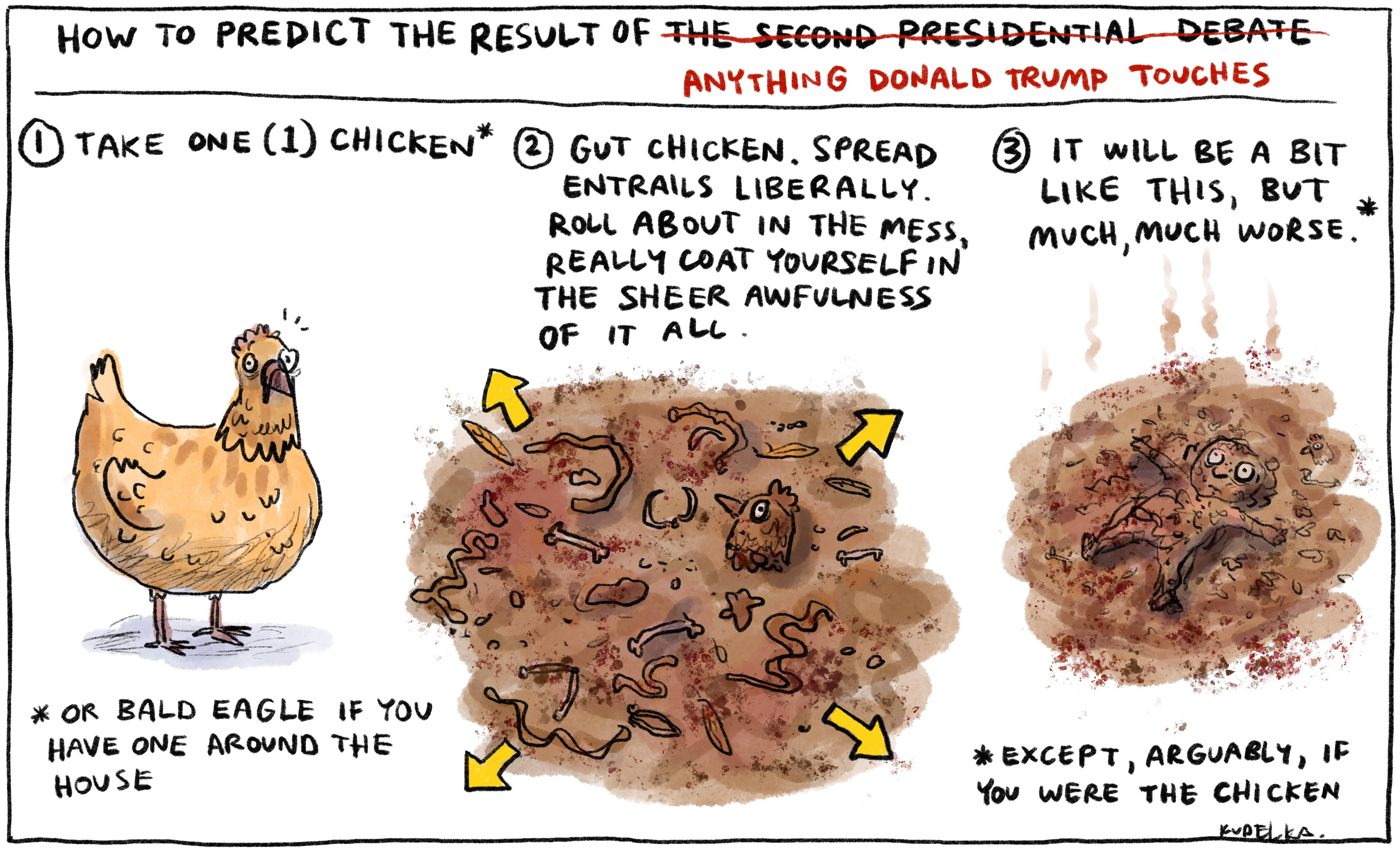 Jon Kudelka cartoon, October 3, 2020