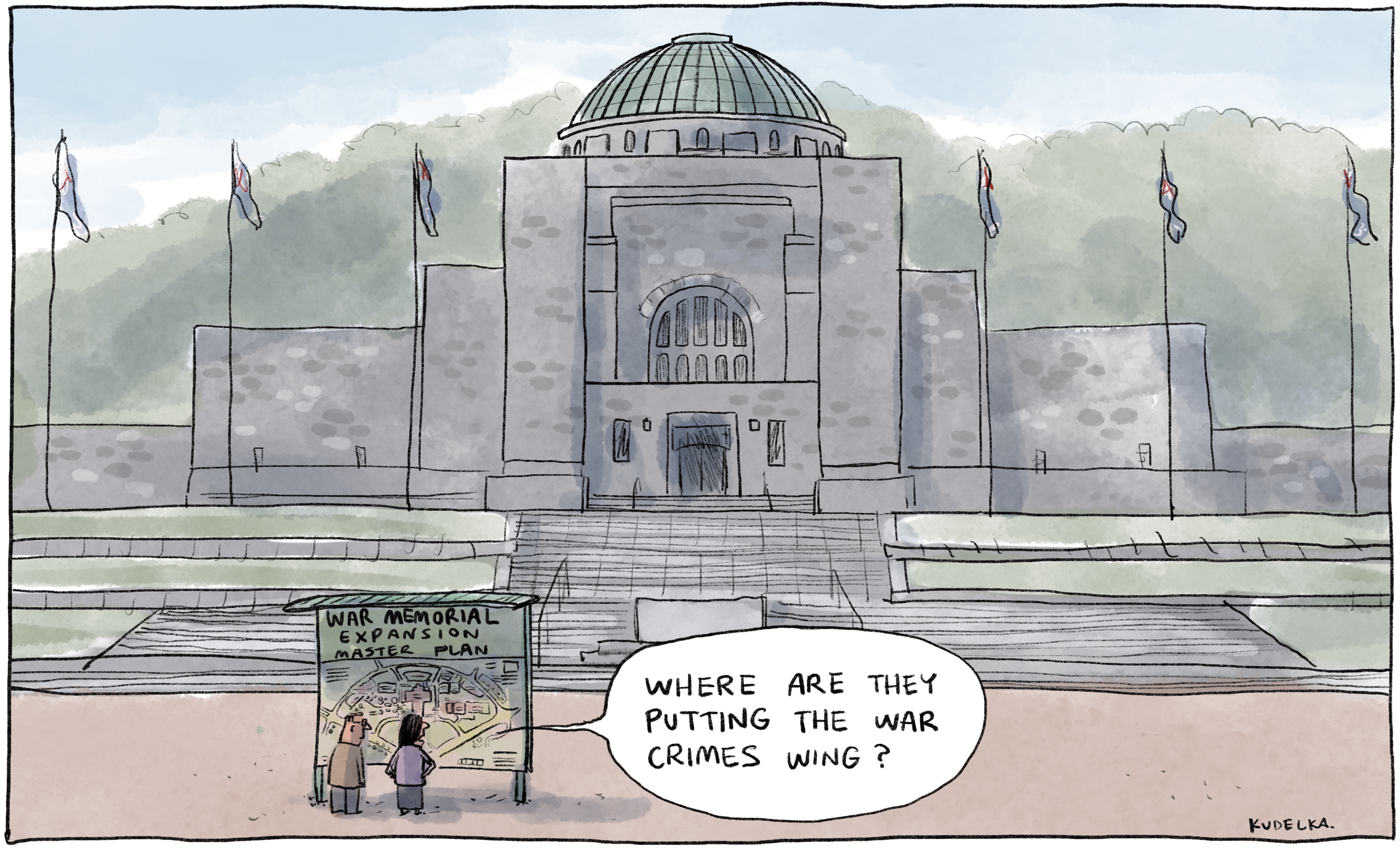 Jon Kudelka cartoon, October 24, 2020