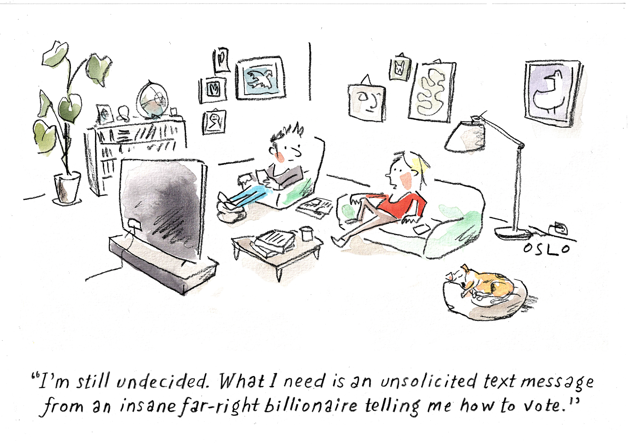 Oslo Davis cartoon, May 3, 2025