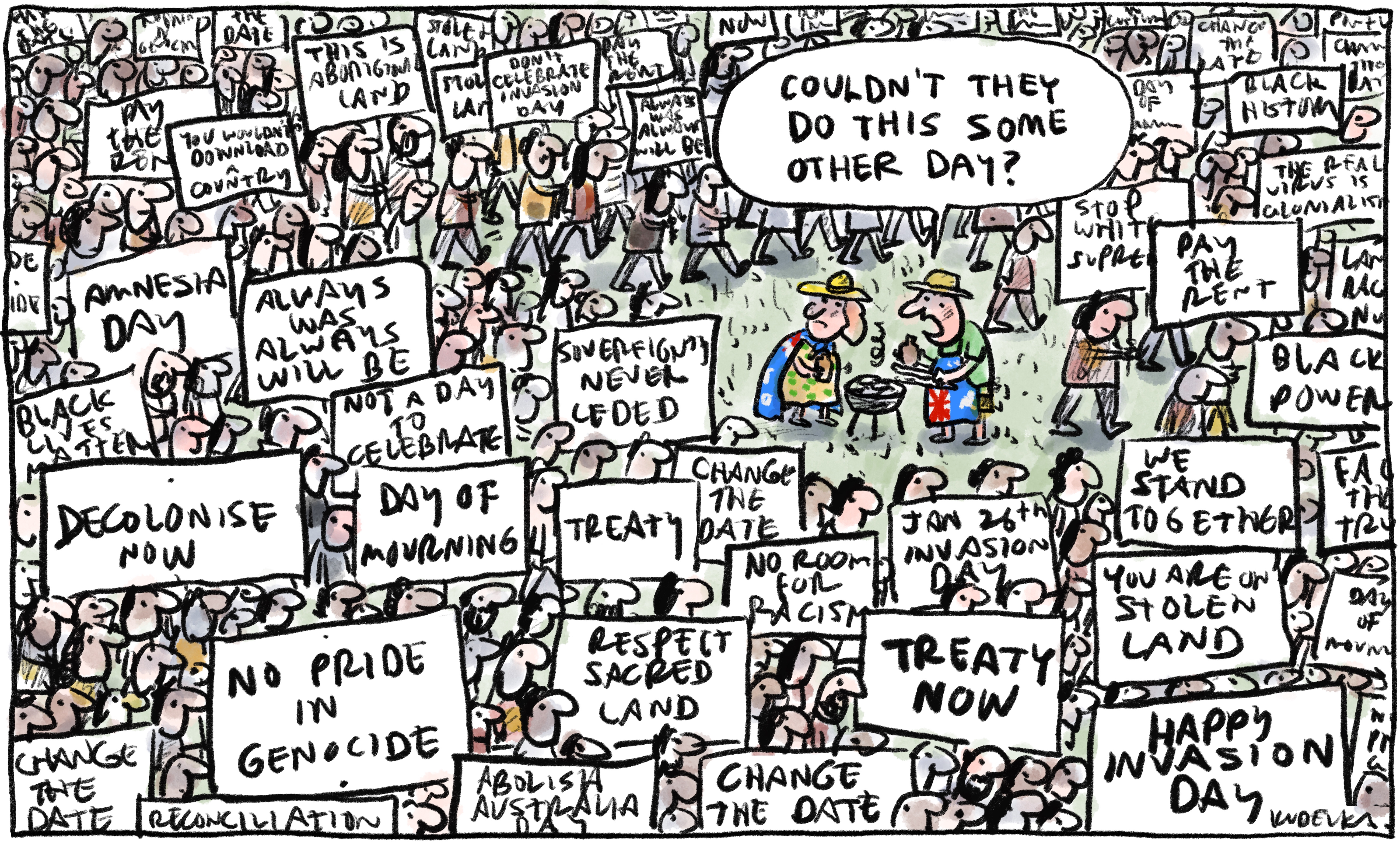 Jon Kudelka cartoon, January 28, 2023
