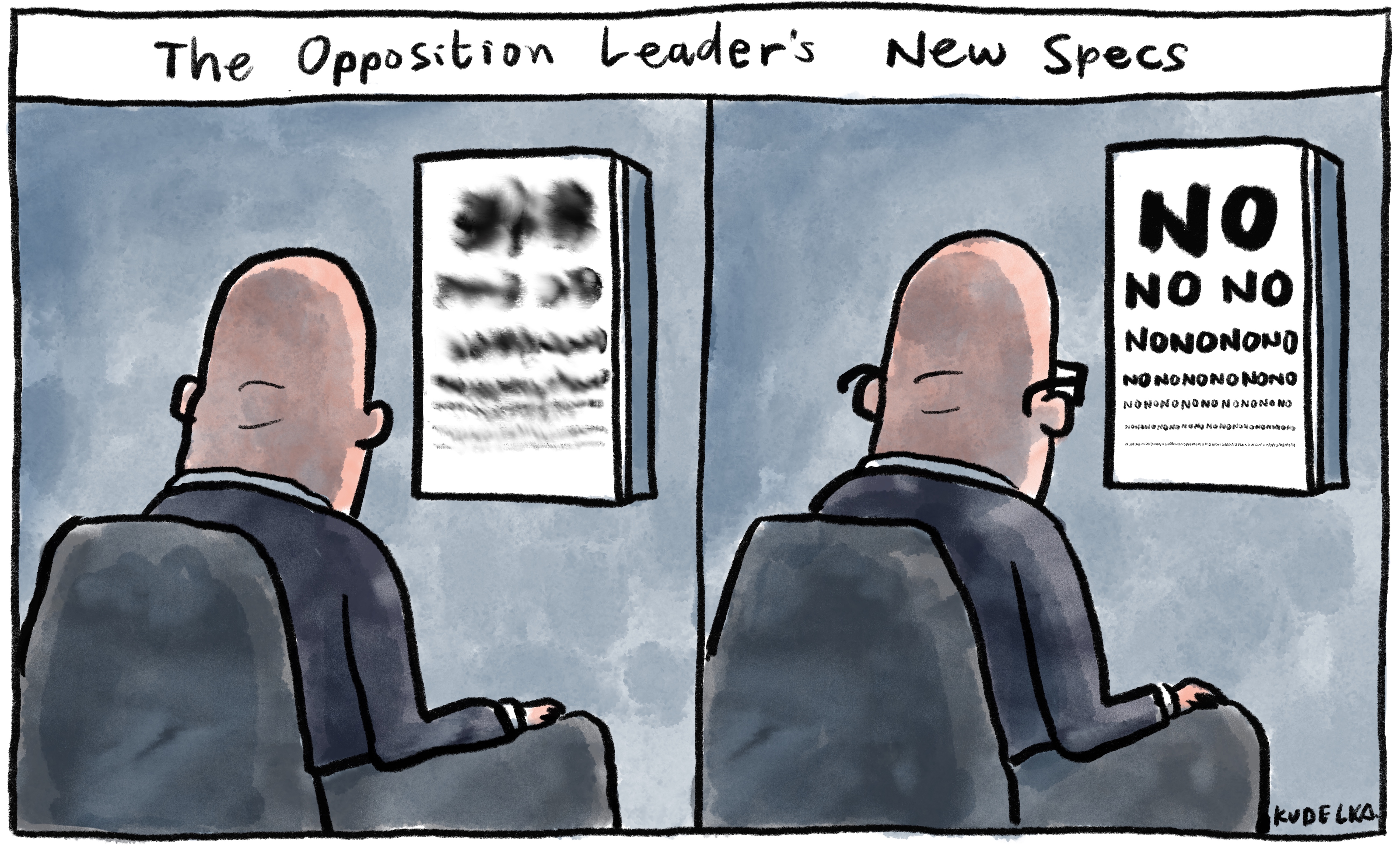 Jon Kudelka cartoon, April 8, 2023