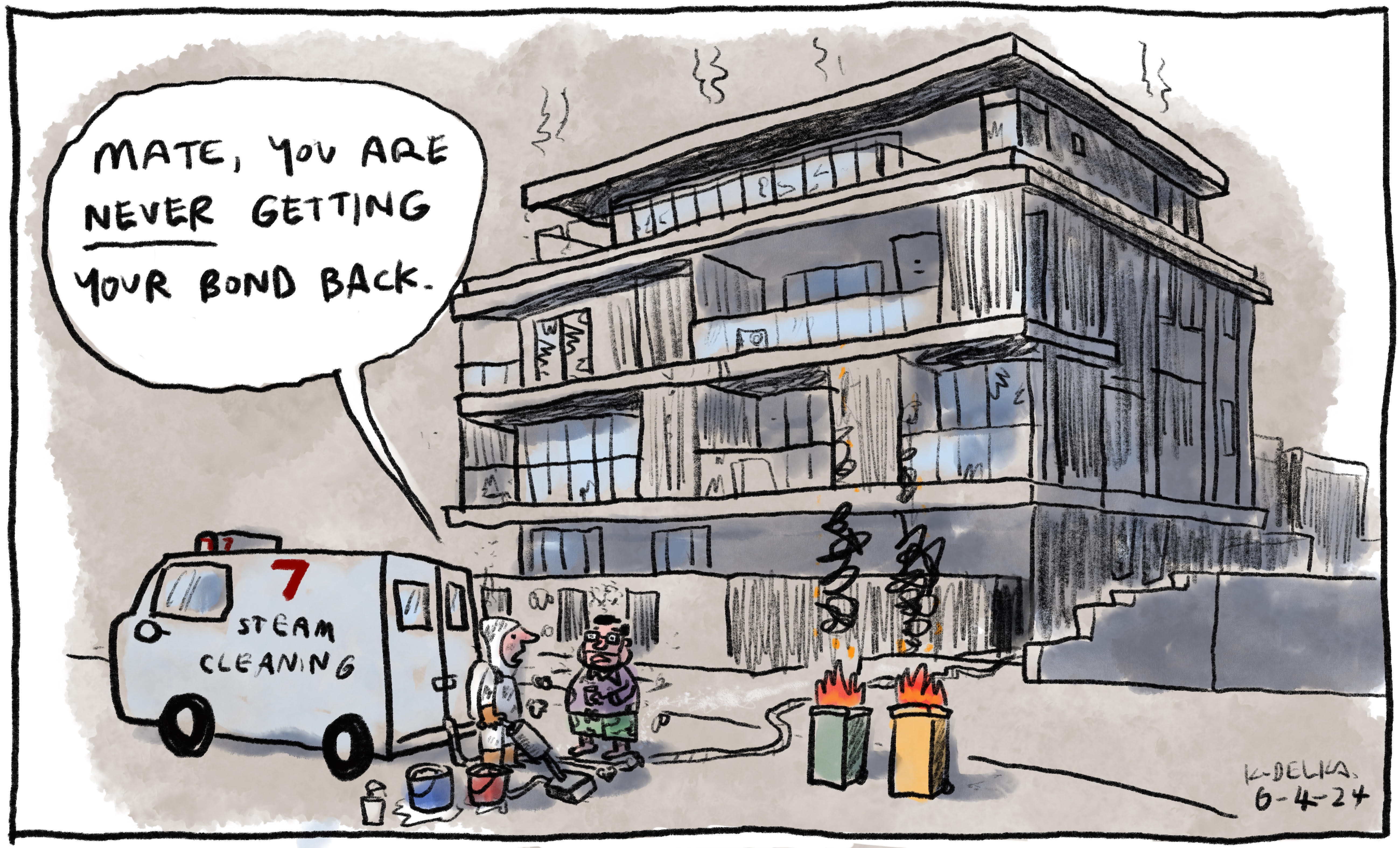 Jon Kudelka cartoon, April 6, 2024