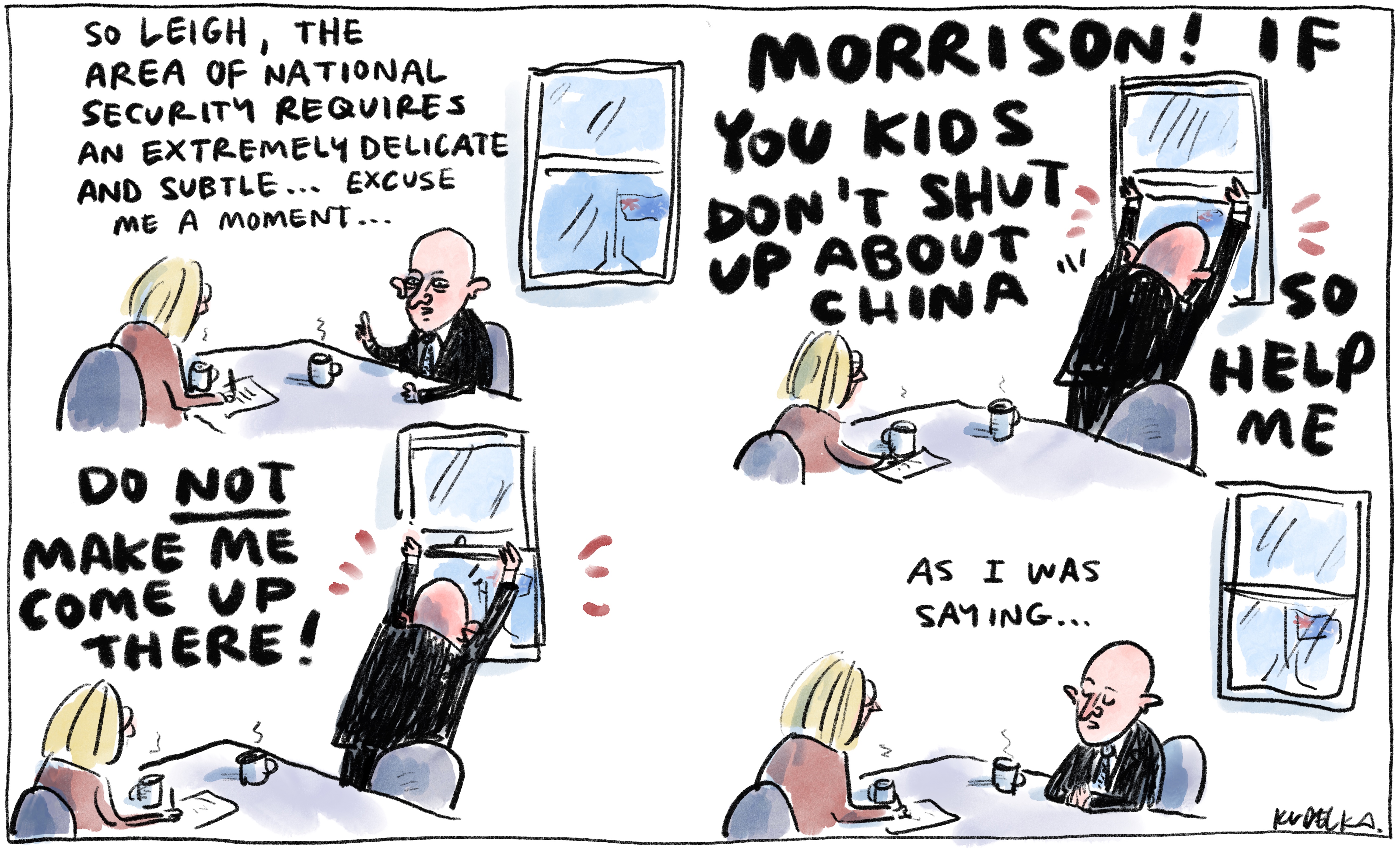Jon Kudelka cartoon, February 19, 2022