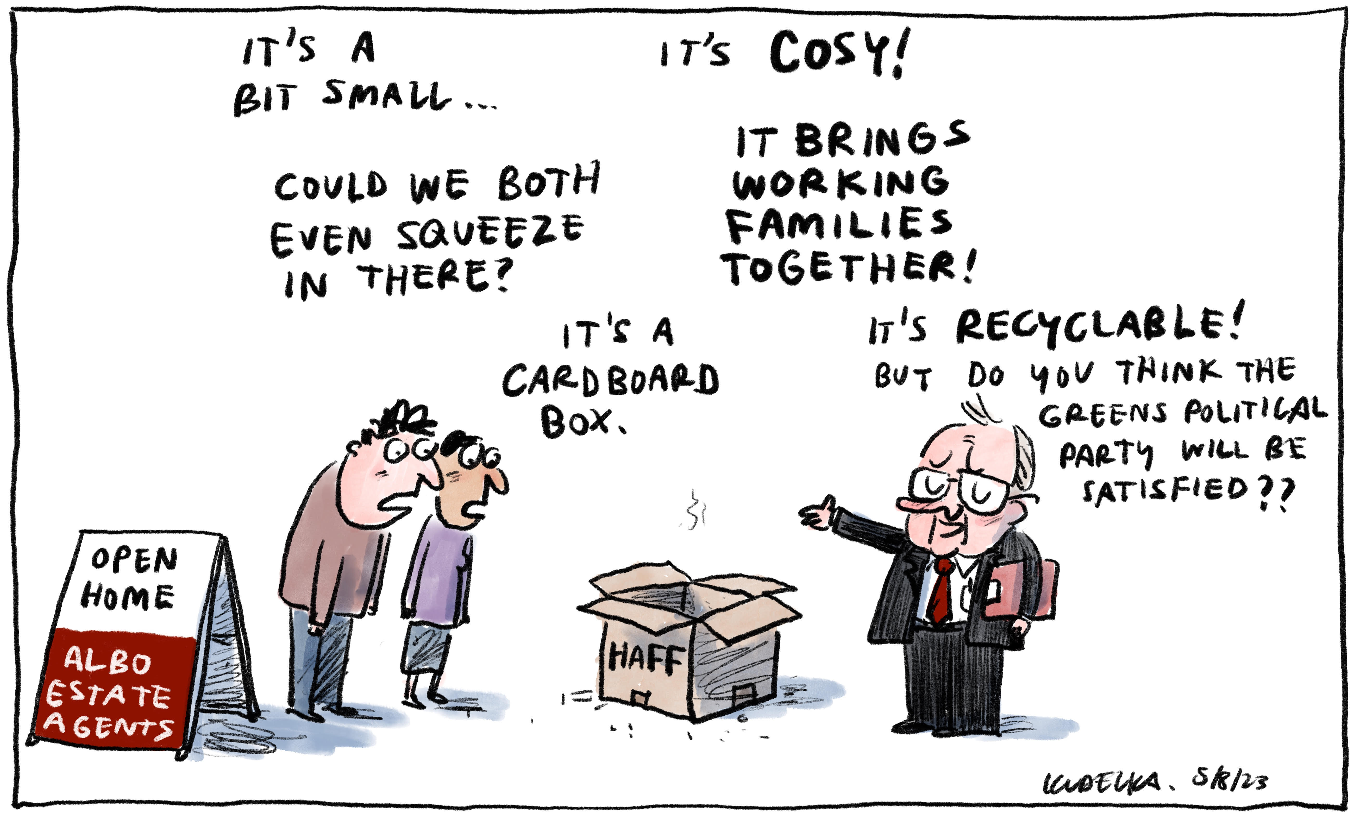 Jon Kudelka cartoon, August 5, 2023