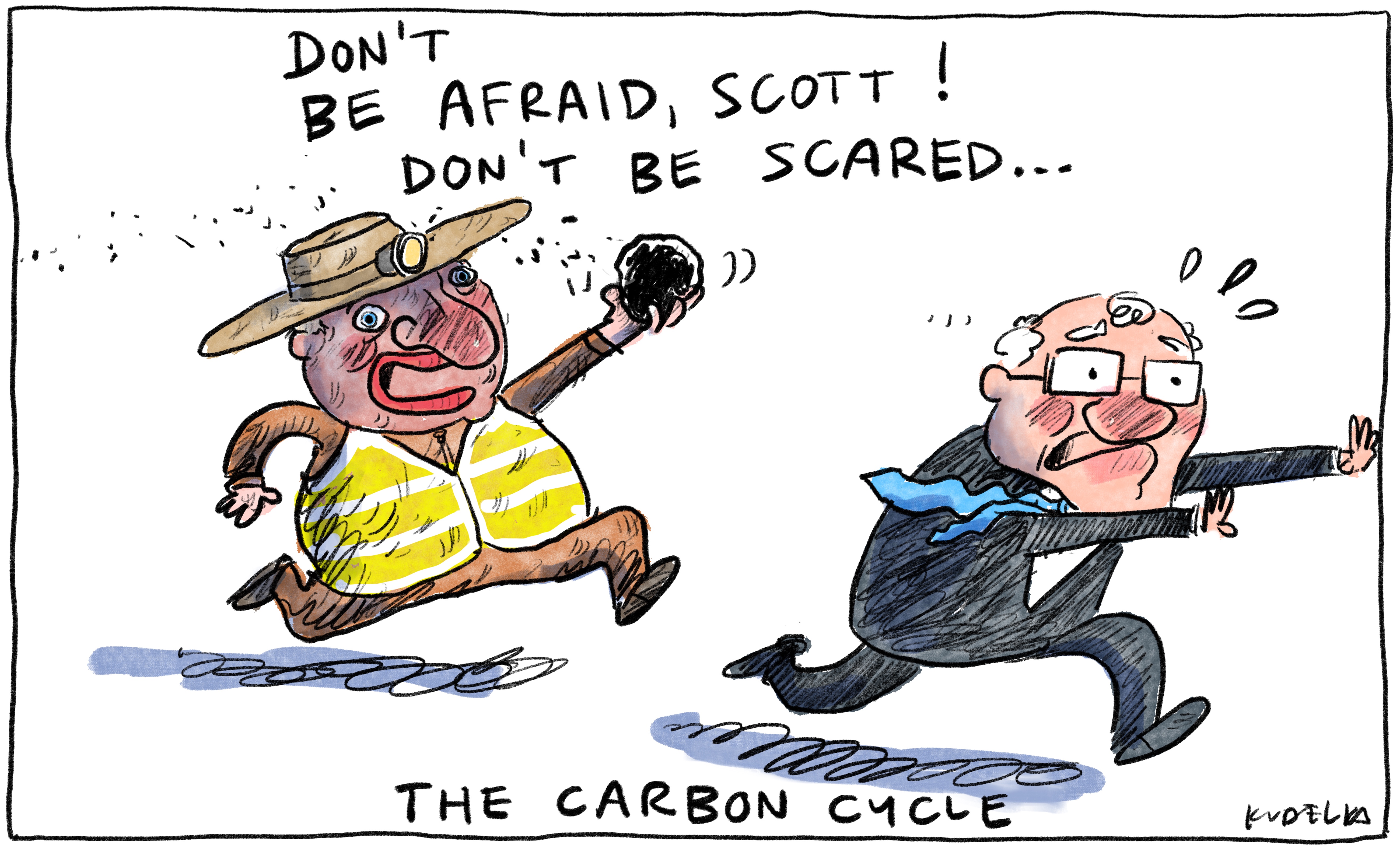Jon Kudelka cartoon, October 9, 2021