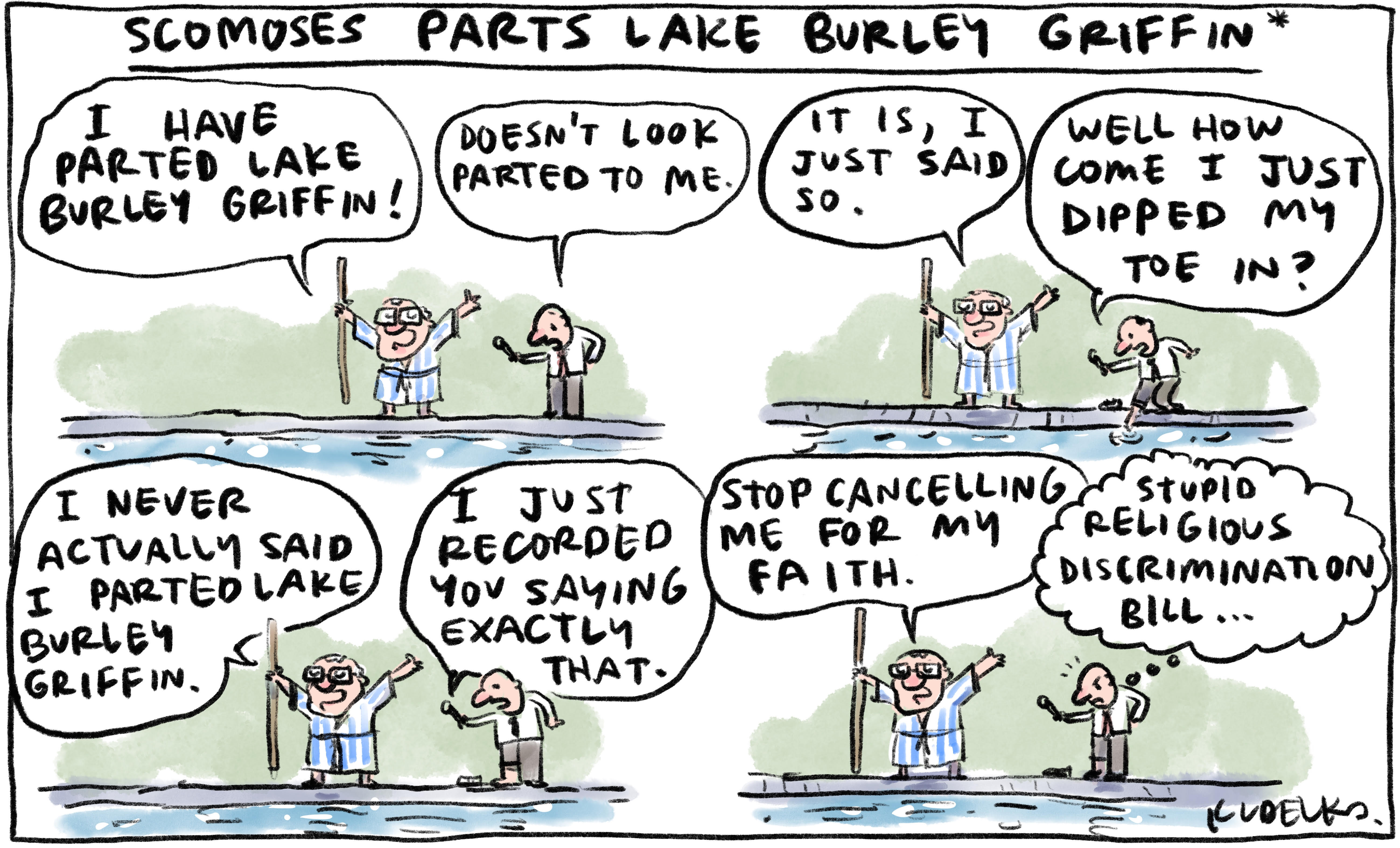 Jon Kudelka cartoon, November 27, 2021