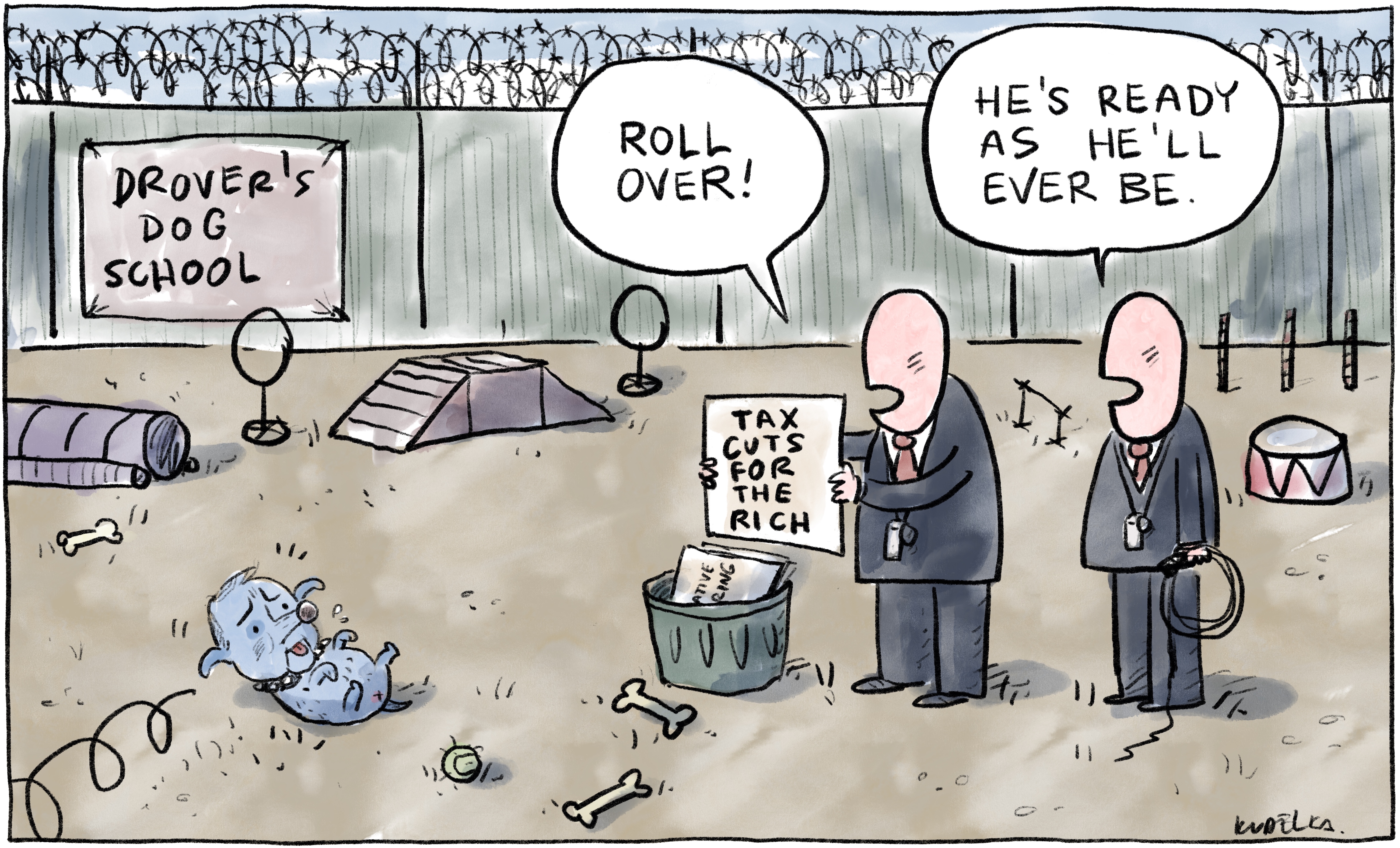 Jon Kudelka cartoon, July 31, 2021
