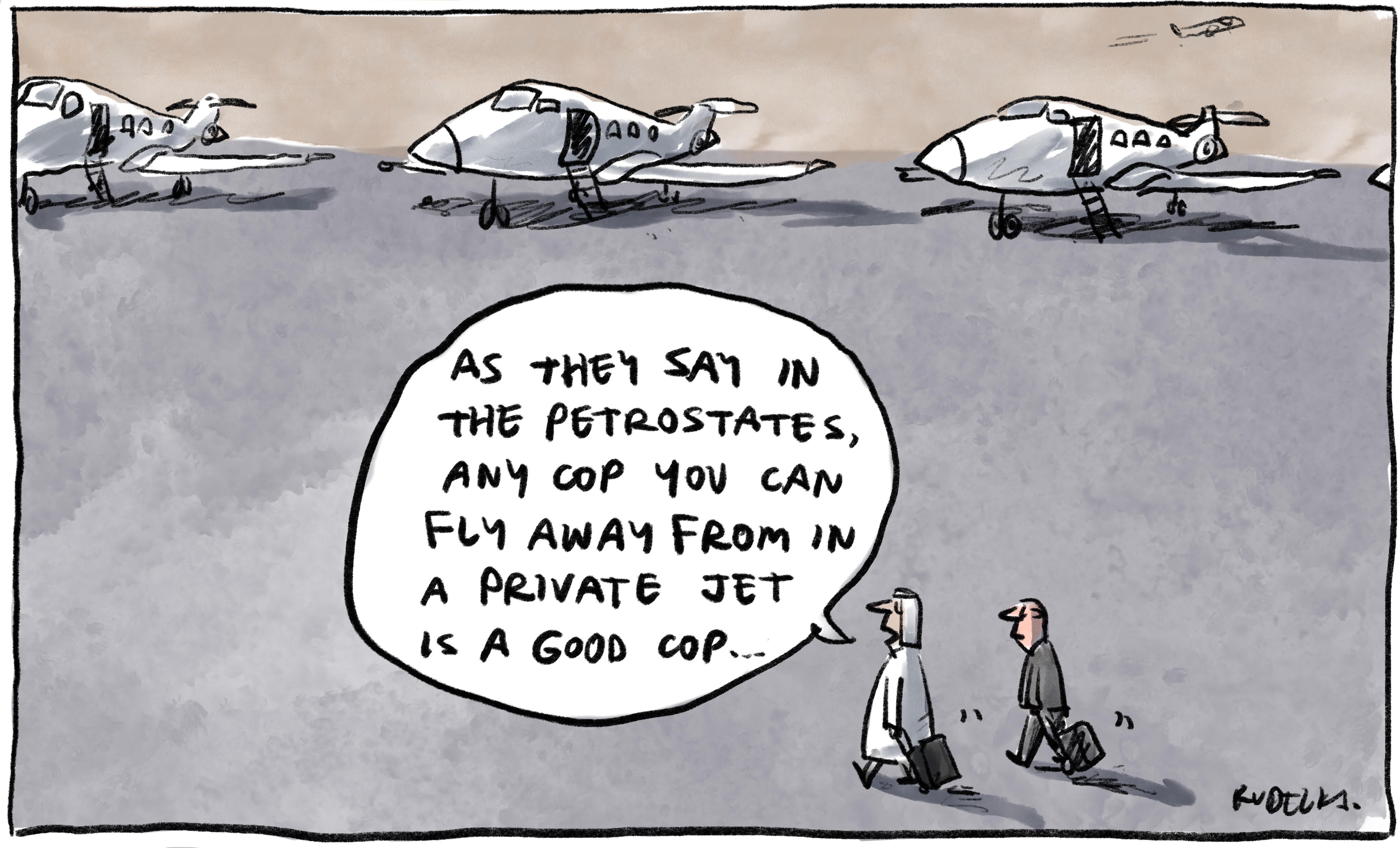 Jon Kudelka cartoon, December 16, 2023