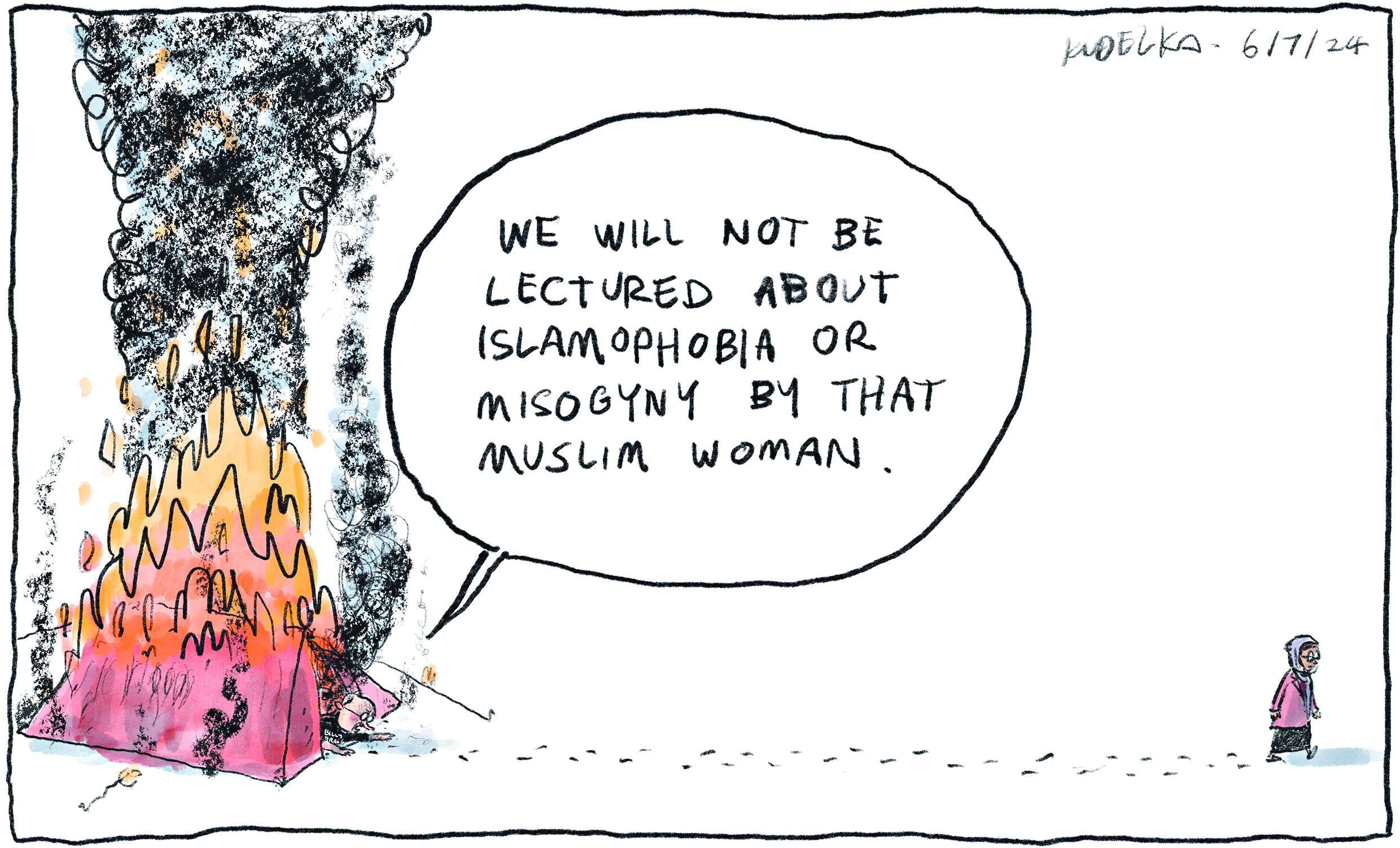Jon Kudelka cartoon, July 6, 2024