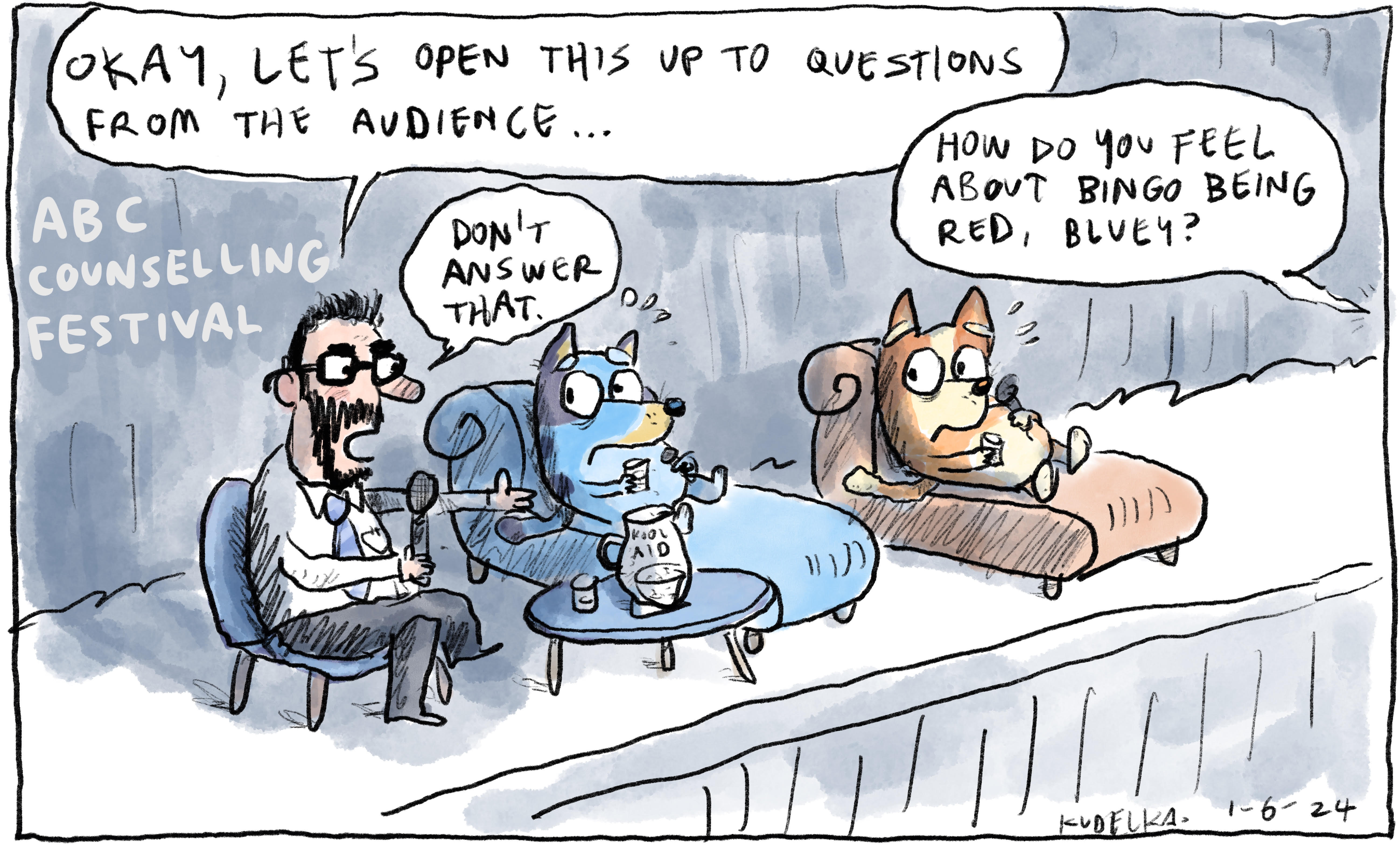 Jon Kudelka cartoon, June 1, 2024