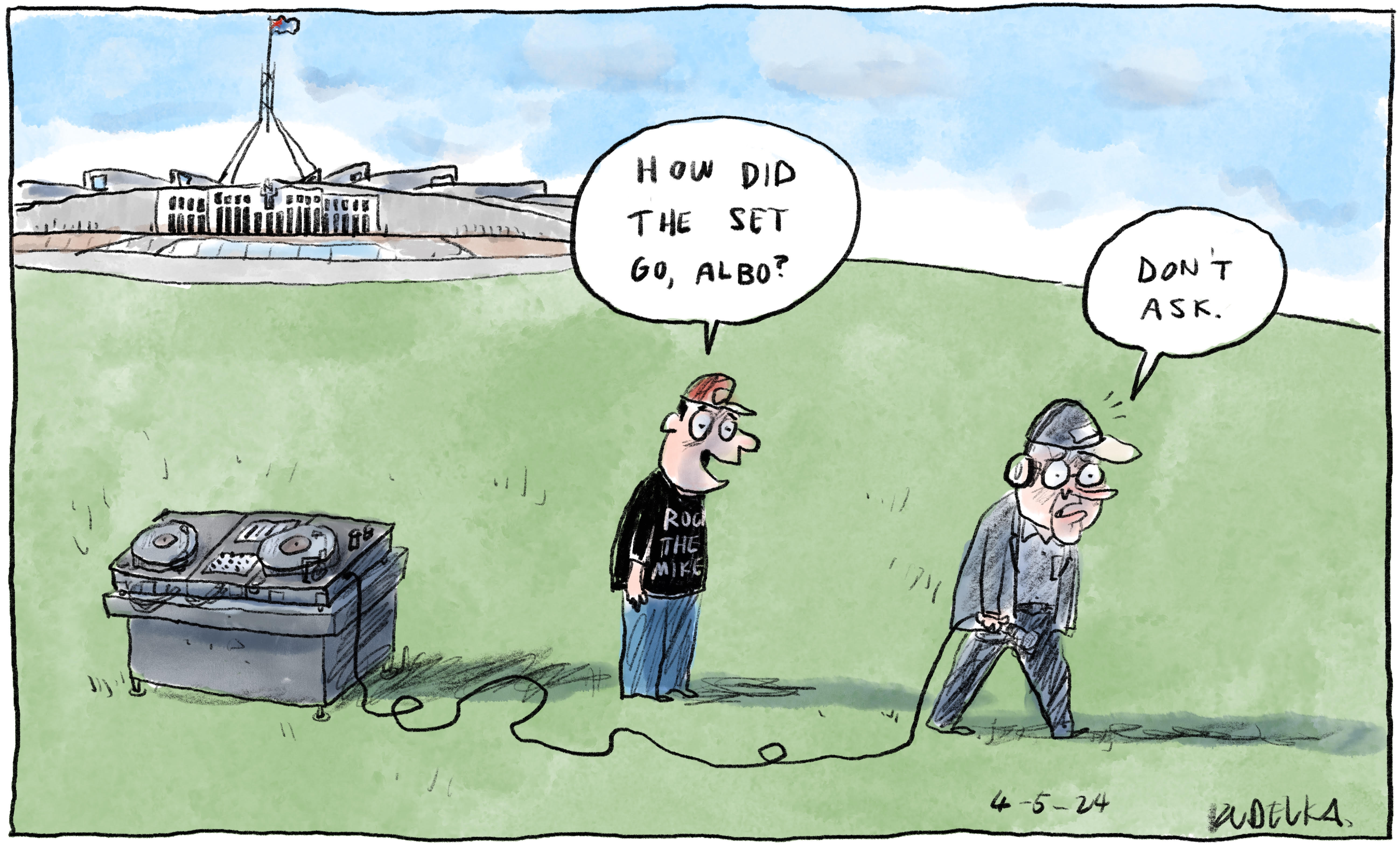Jon Kudelka cartoon, May 4, 2024