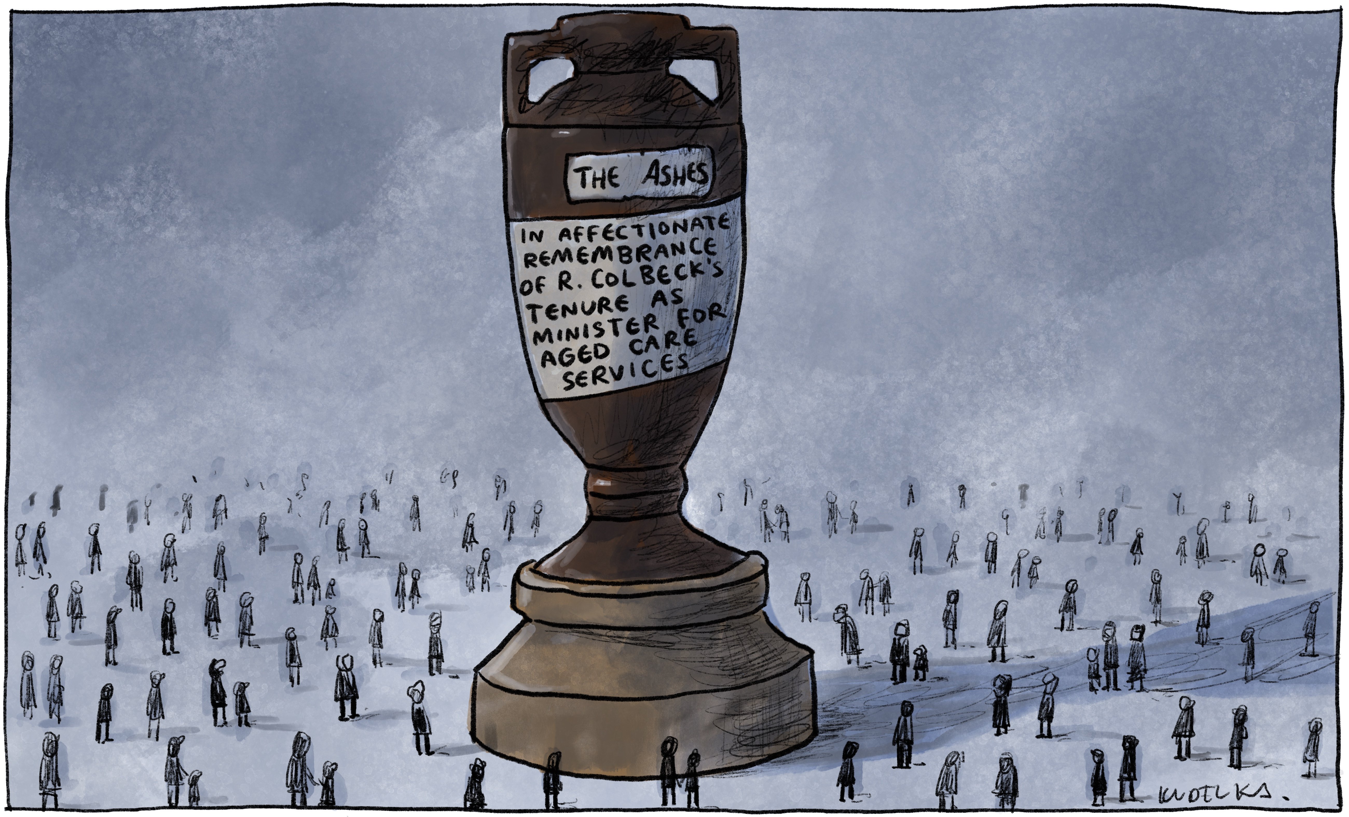 Jon Kudelka cartoon, February 5, 2022