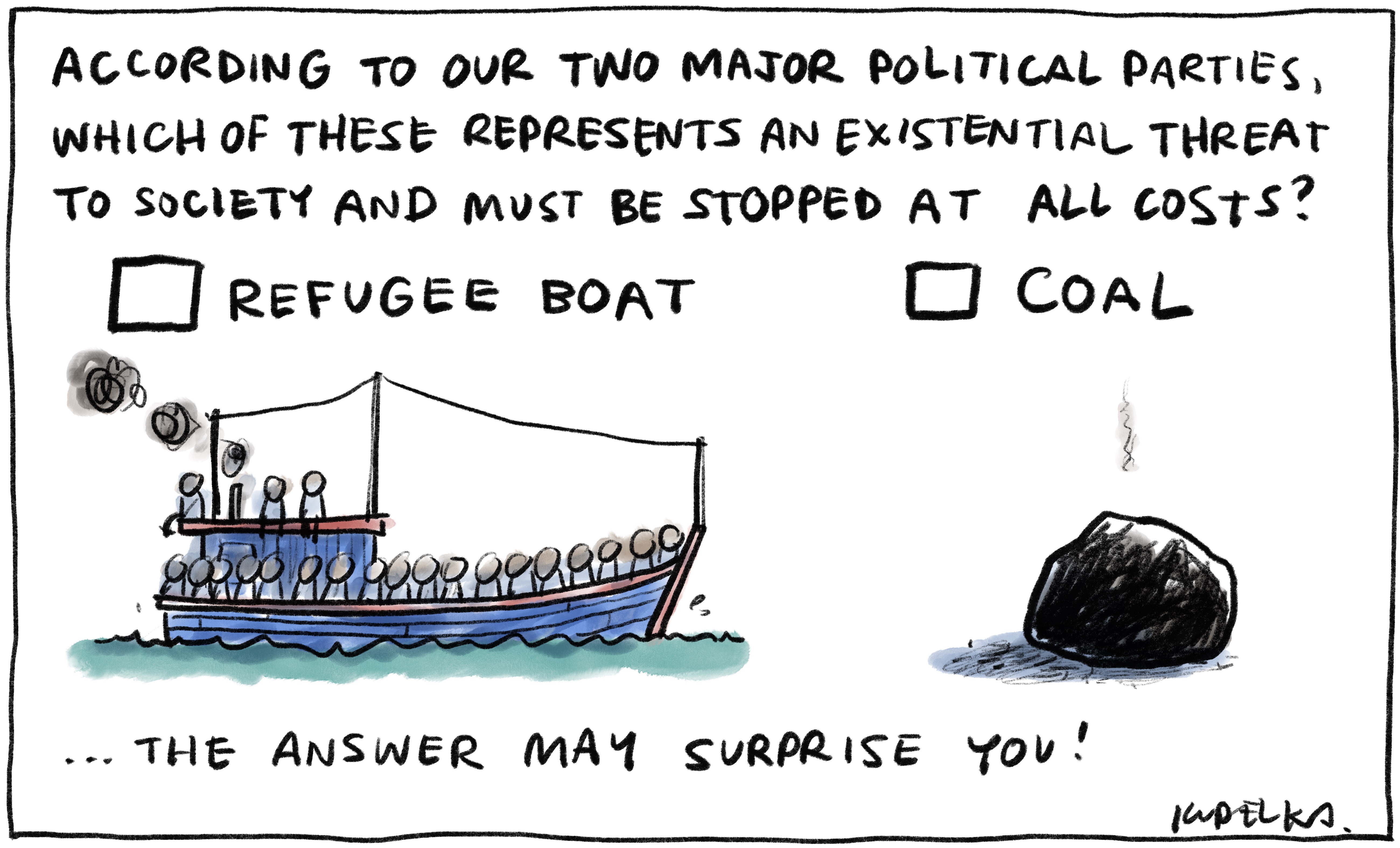 Jon Kudelka cartoon, April 23, 2022