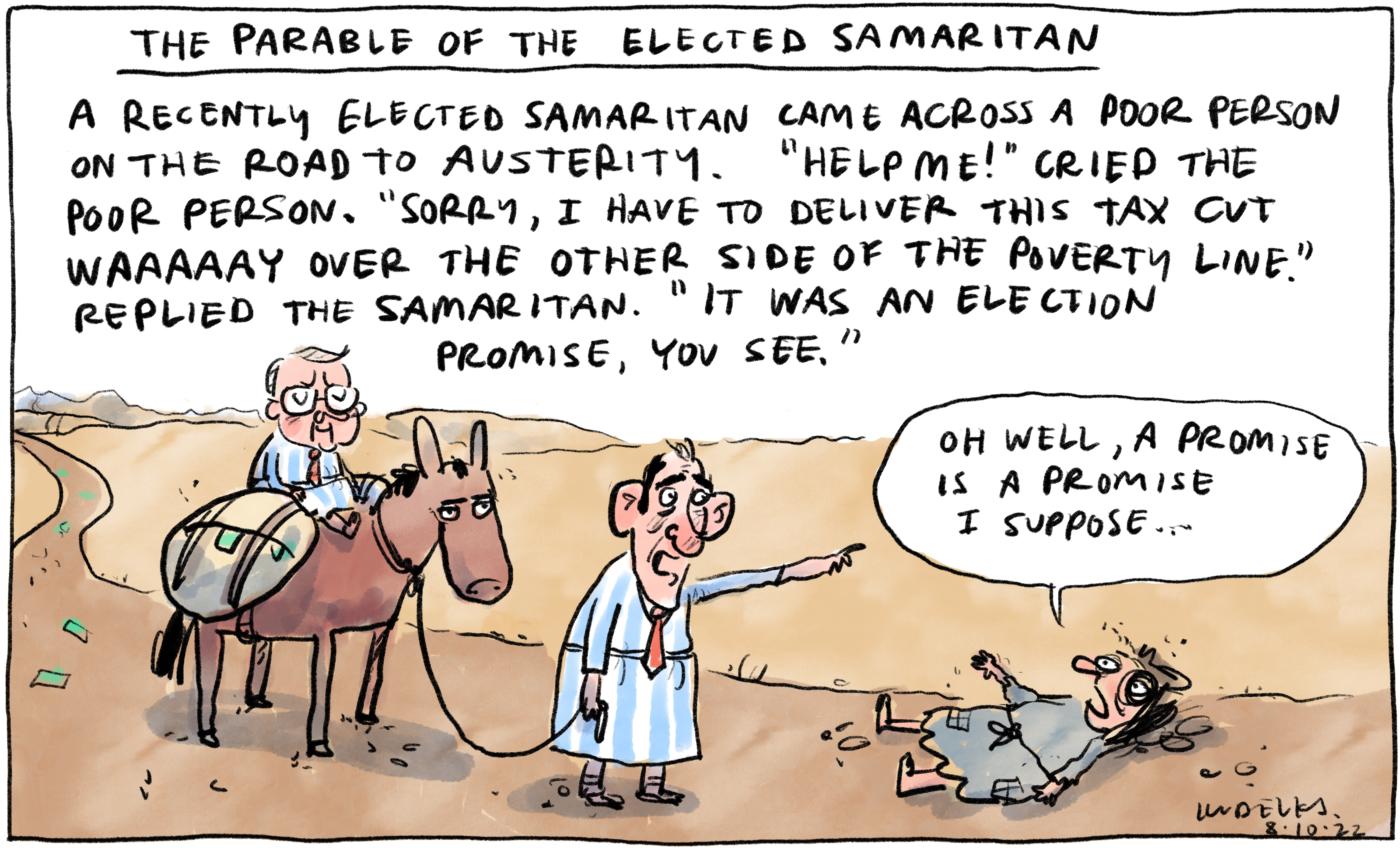 Jon Kudelka cartoon, October 8, 2022