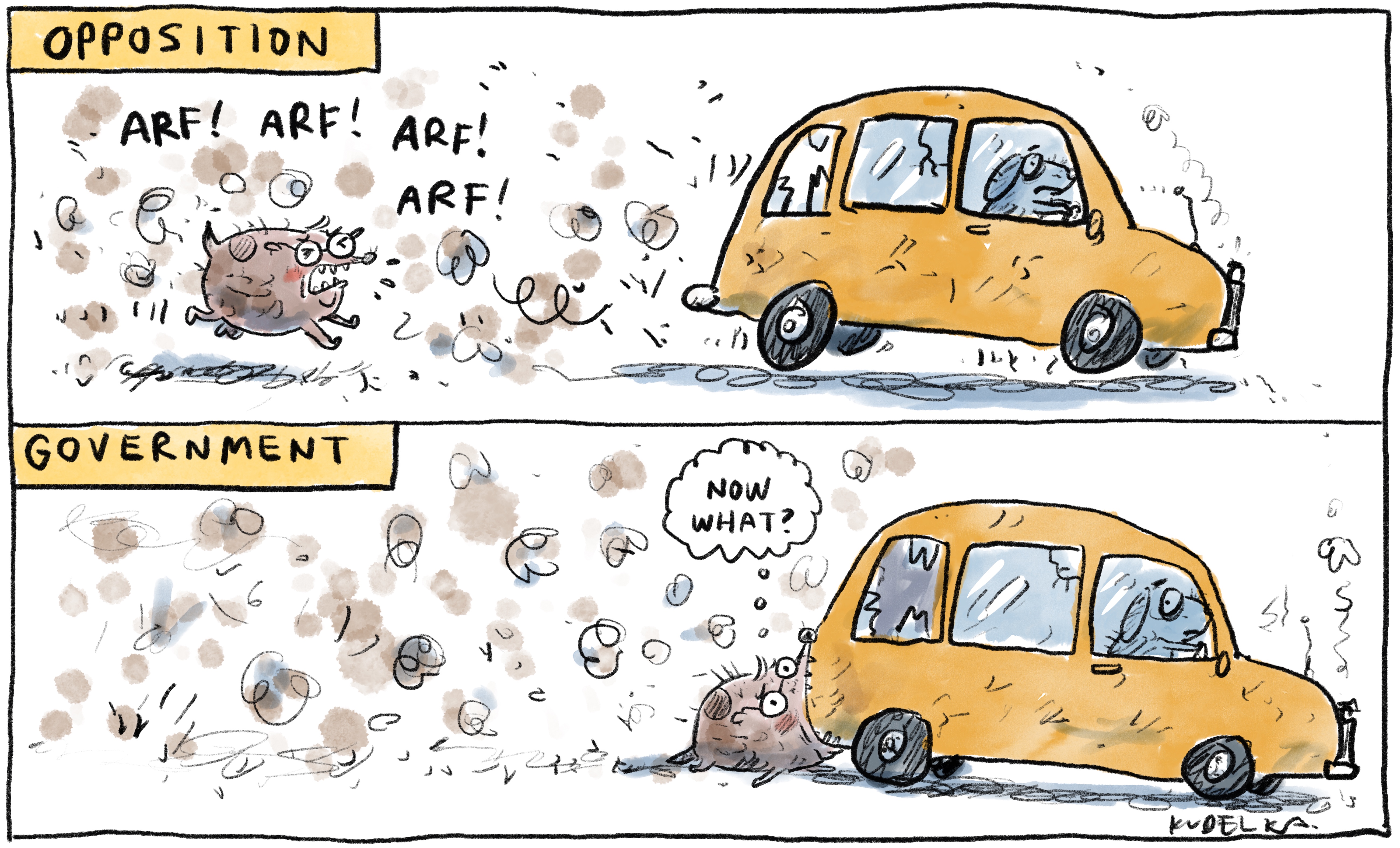 Jon Kudelka cartoon, April 29, 2023