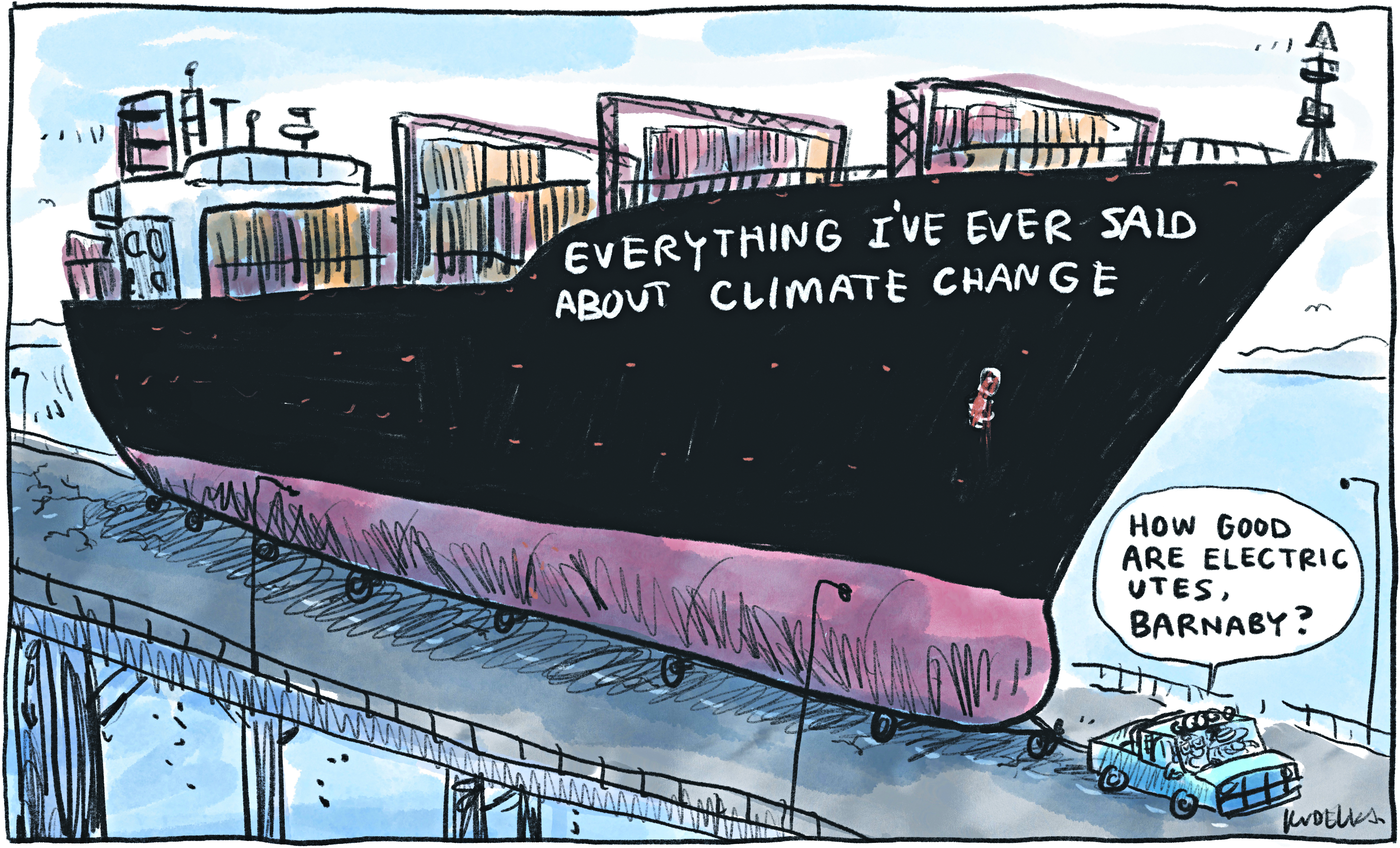 Jon Kudelka cartoon, November 13, 2021