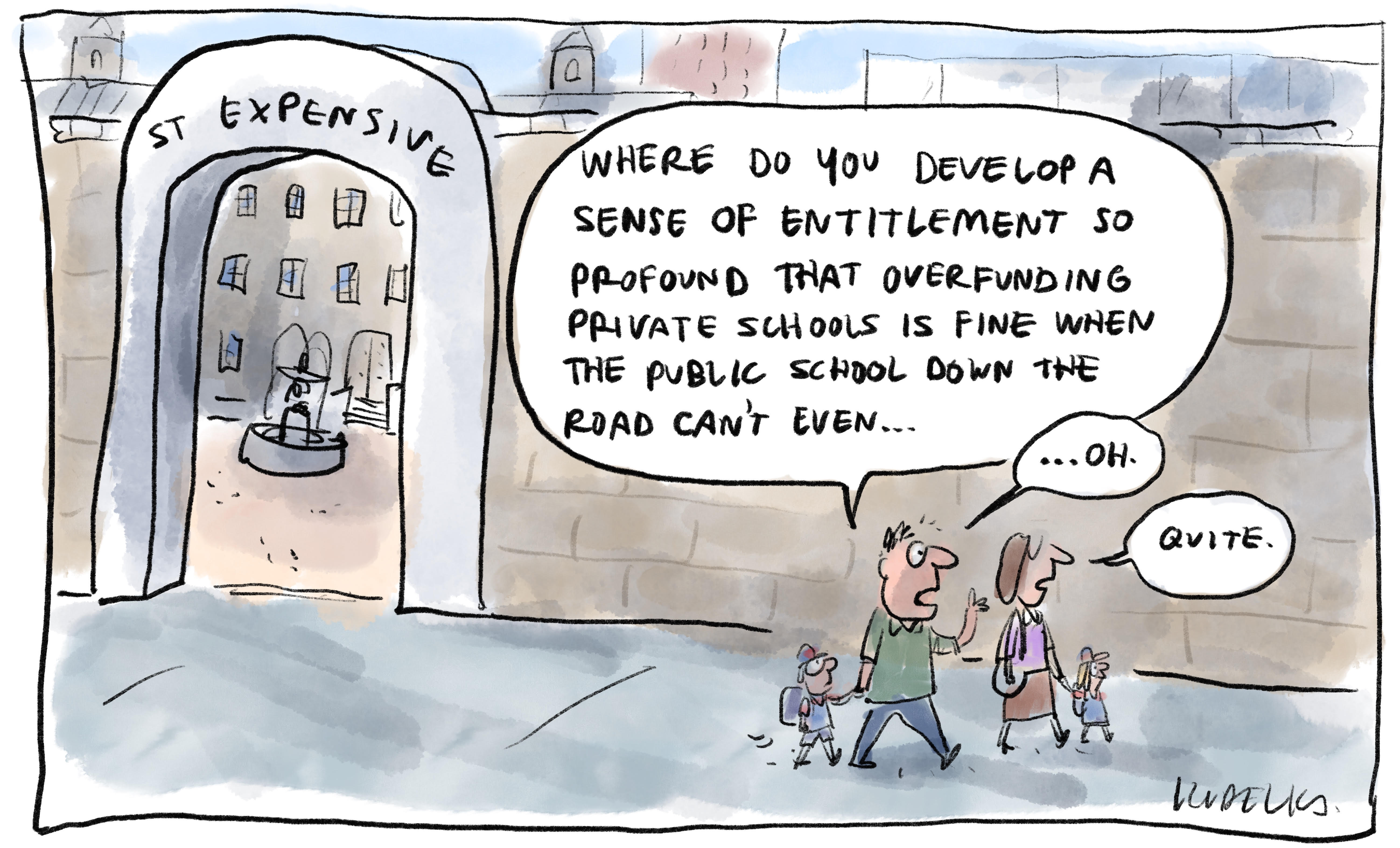 Jon Kudelka cartoon, November 25, 2023