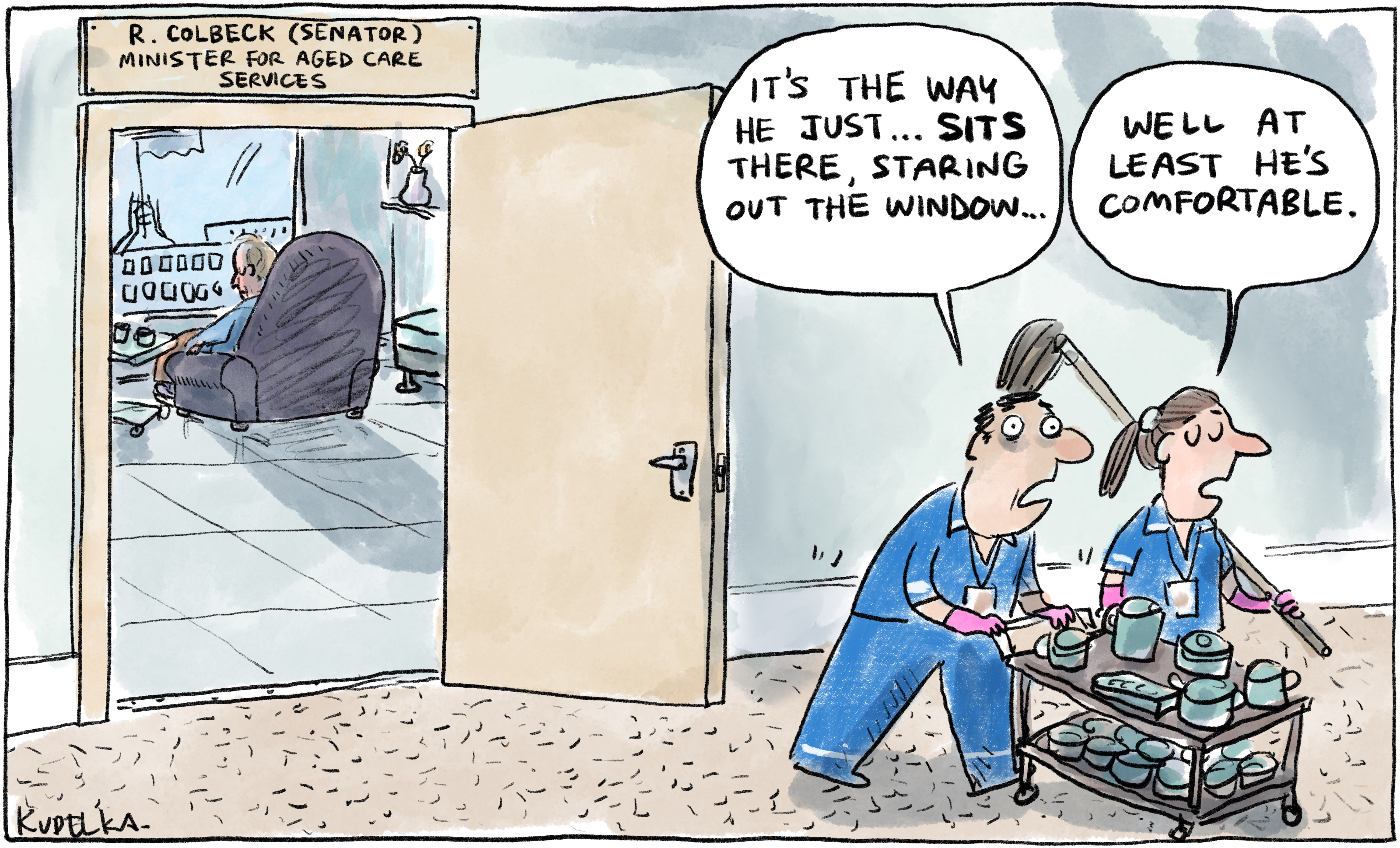 Jon Kudelka cartoon, June 5, 2021