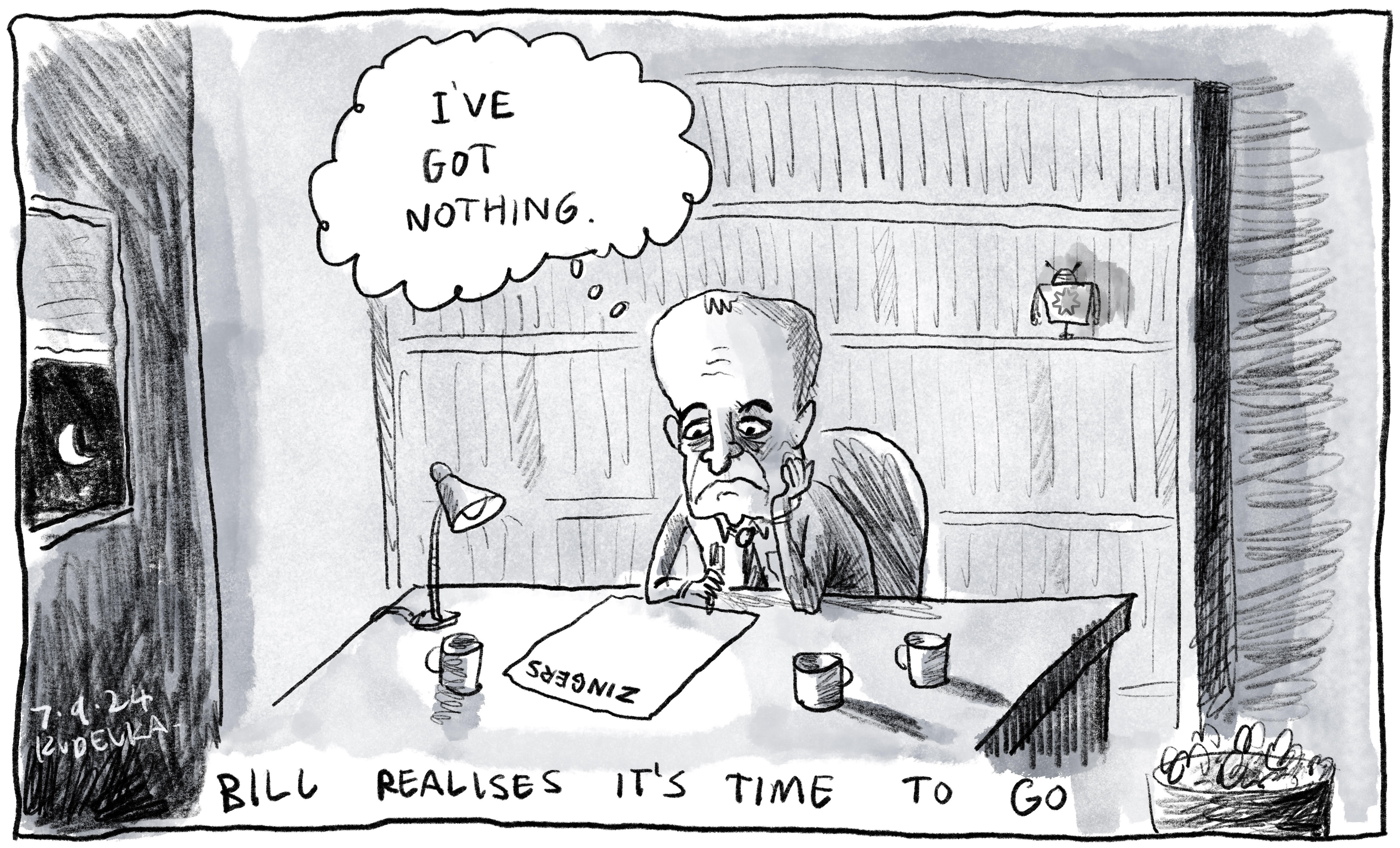 Jon Kudelka cartoon, September 7, 2024