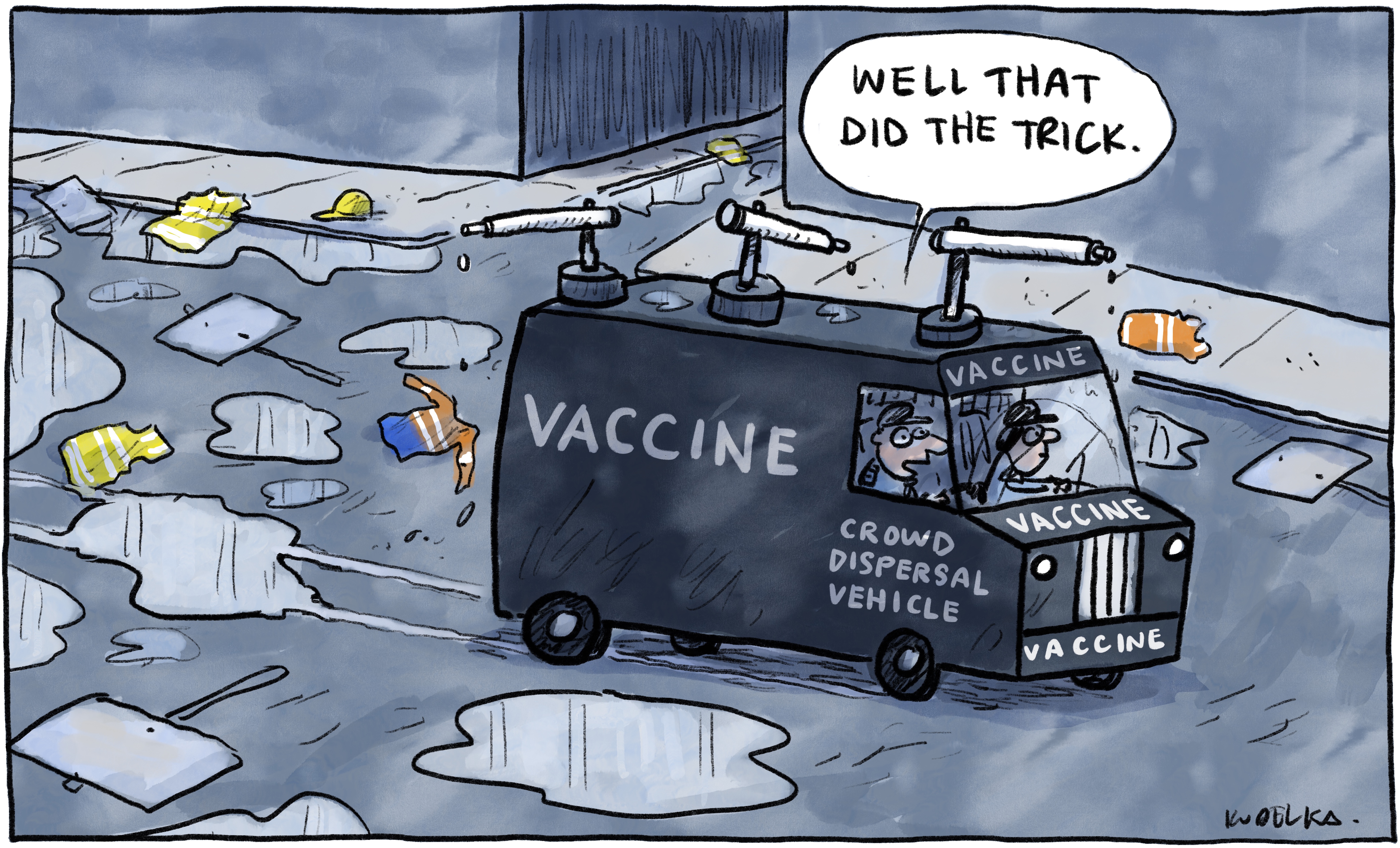 Jon Kudelka cartoon, September 25, 2021