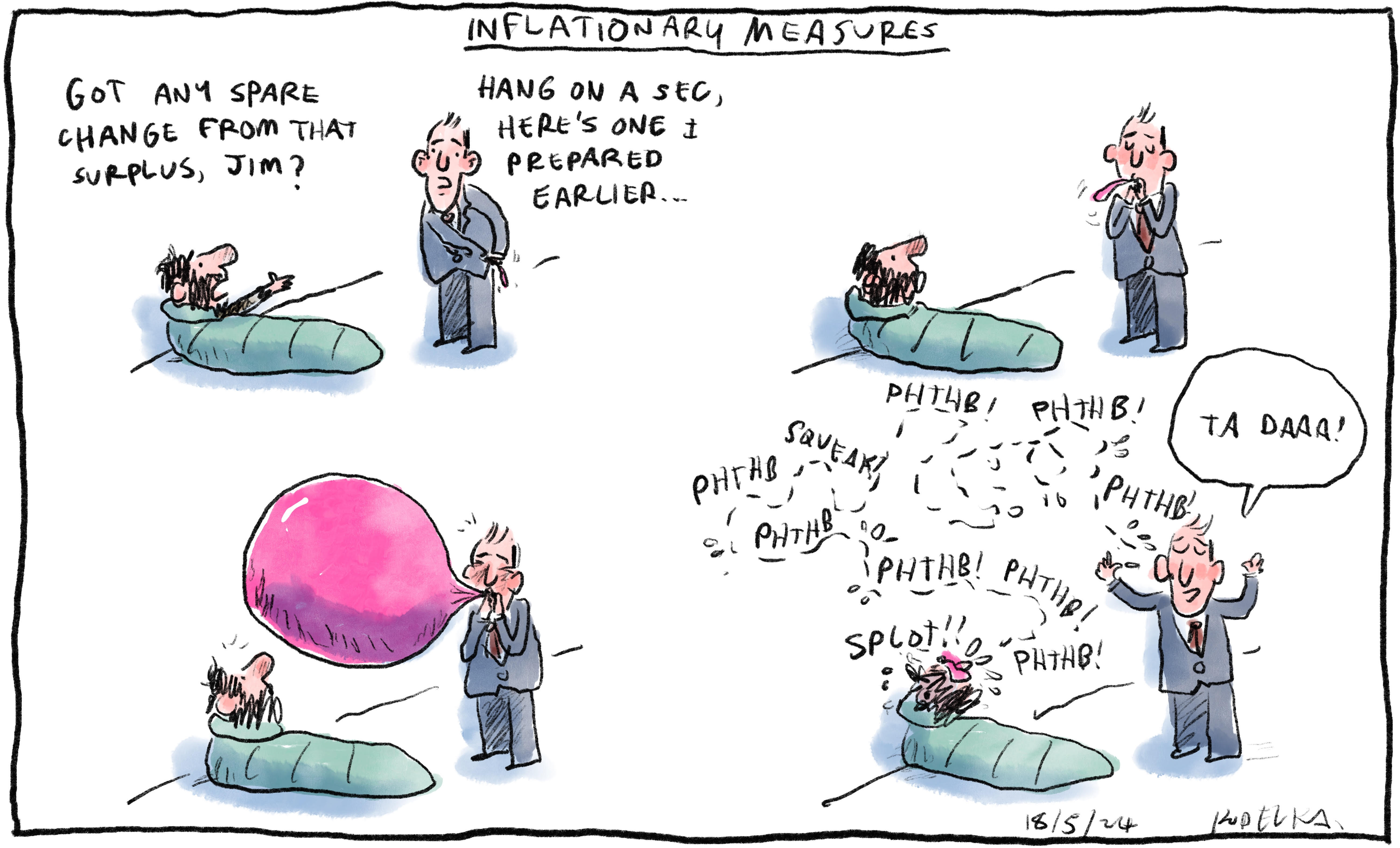 Jon Kudelka cartoon, May 18, 2024
