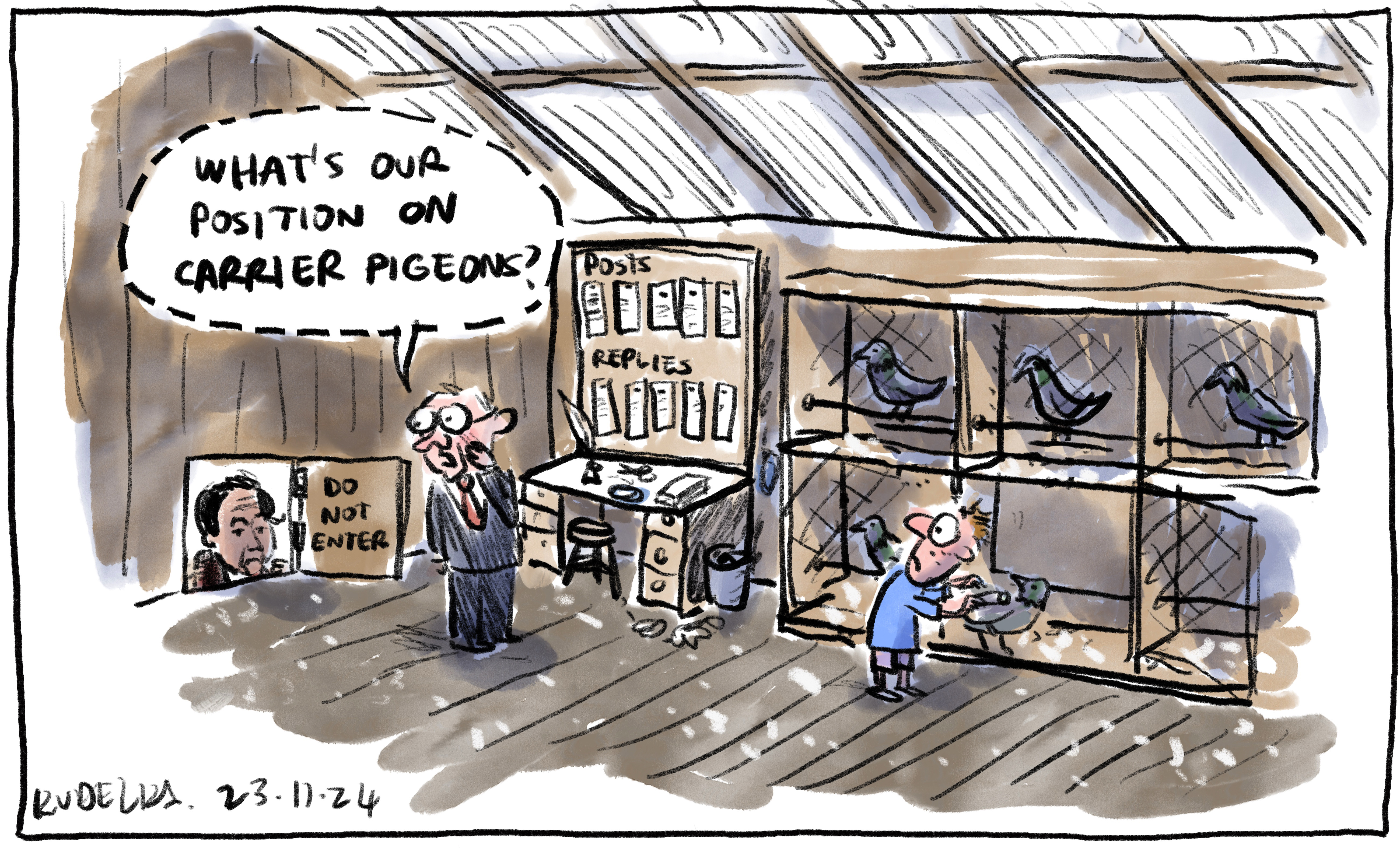 Jon Kudelka cartoon, November 23, 2024
