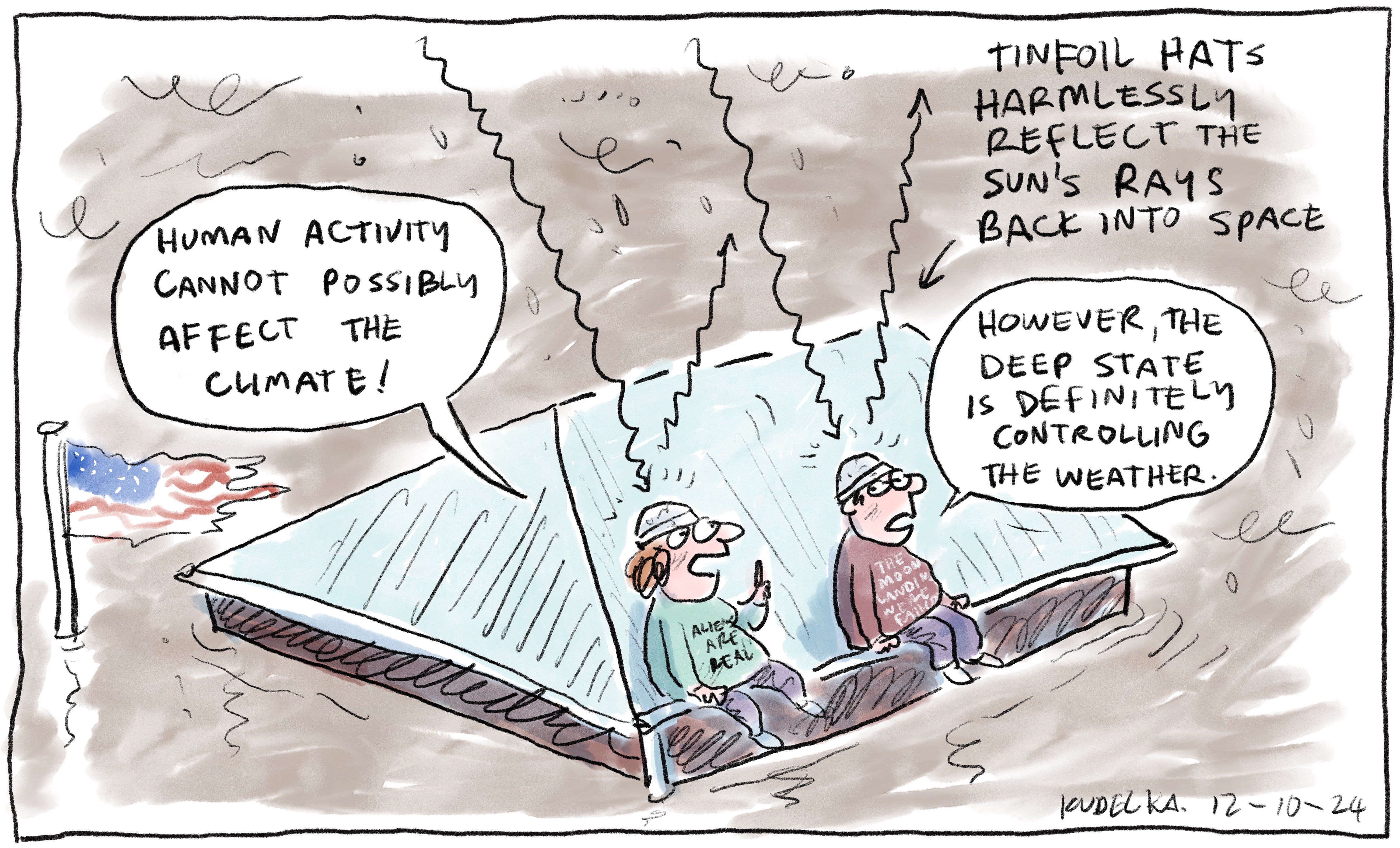 Jon Kudelka cartoon, October 12, 2024