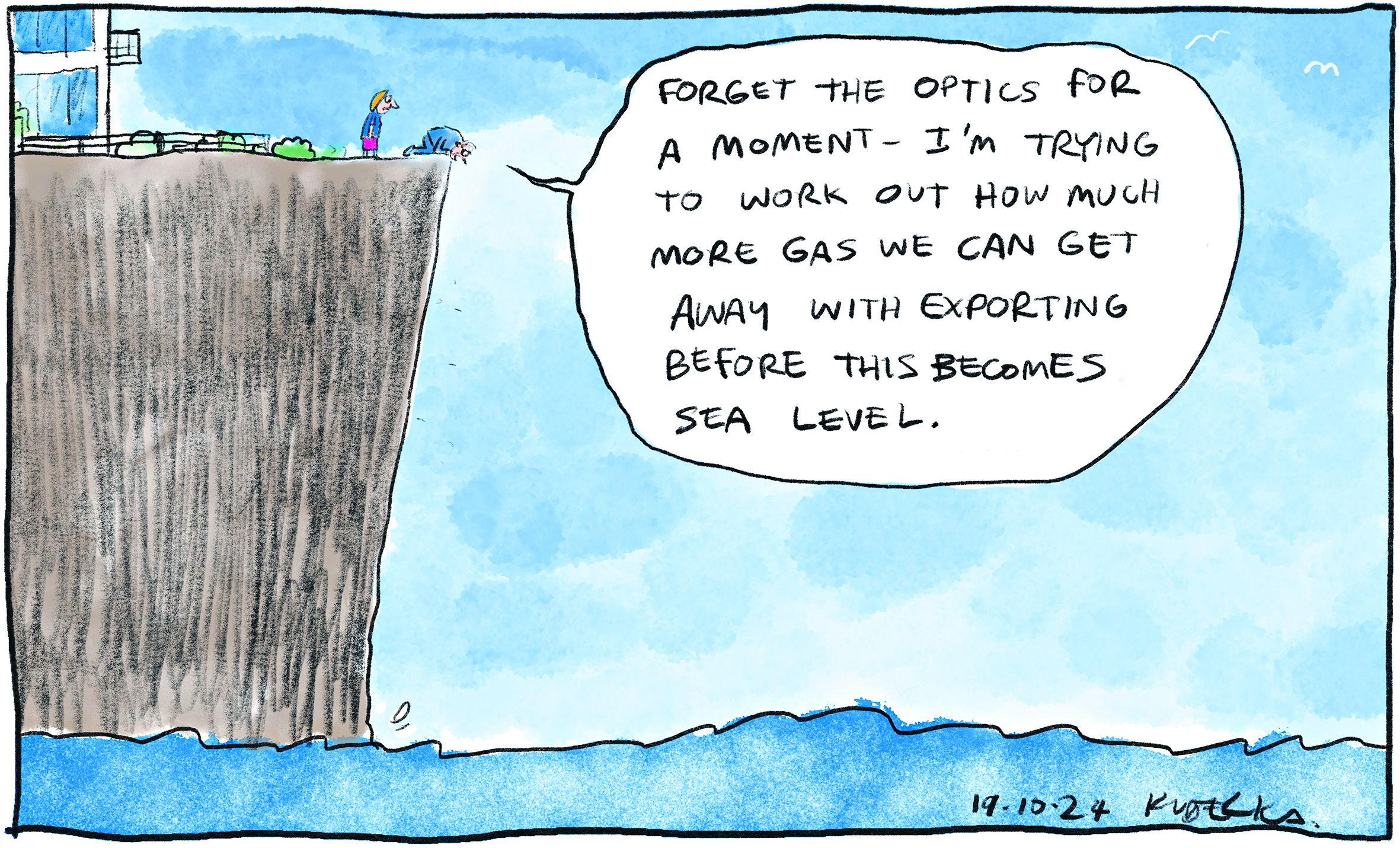 Jon Kudelka cartoon, October 19, 2024