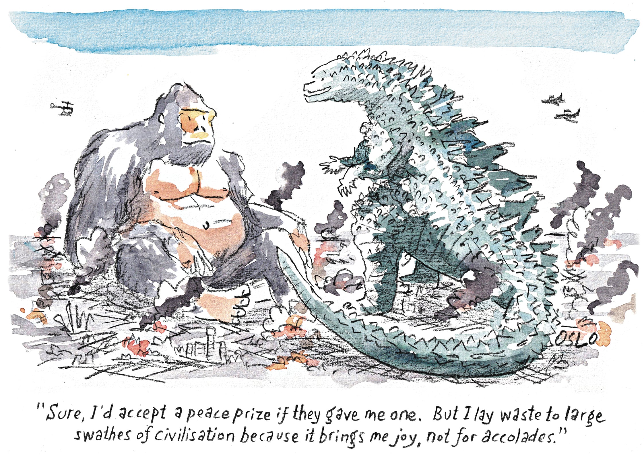 Oslo Davis cartoon, October 18, 2025