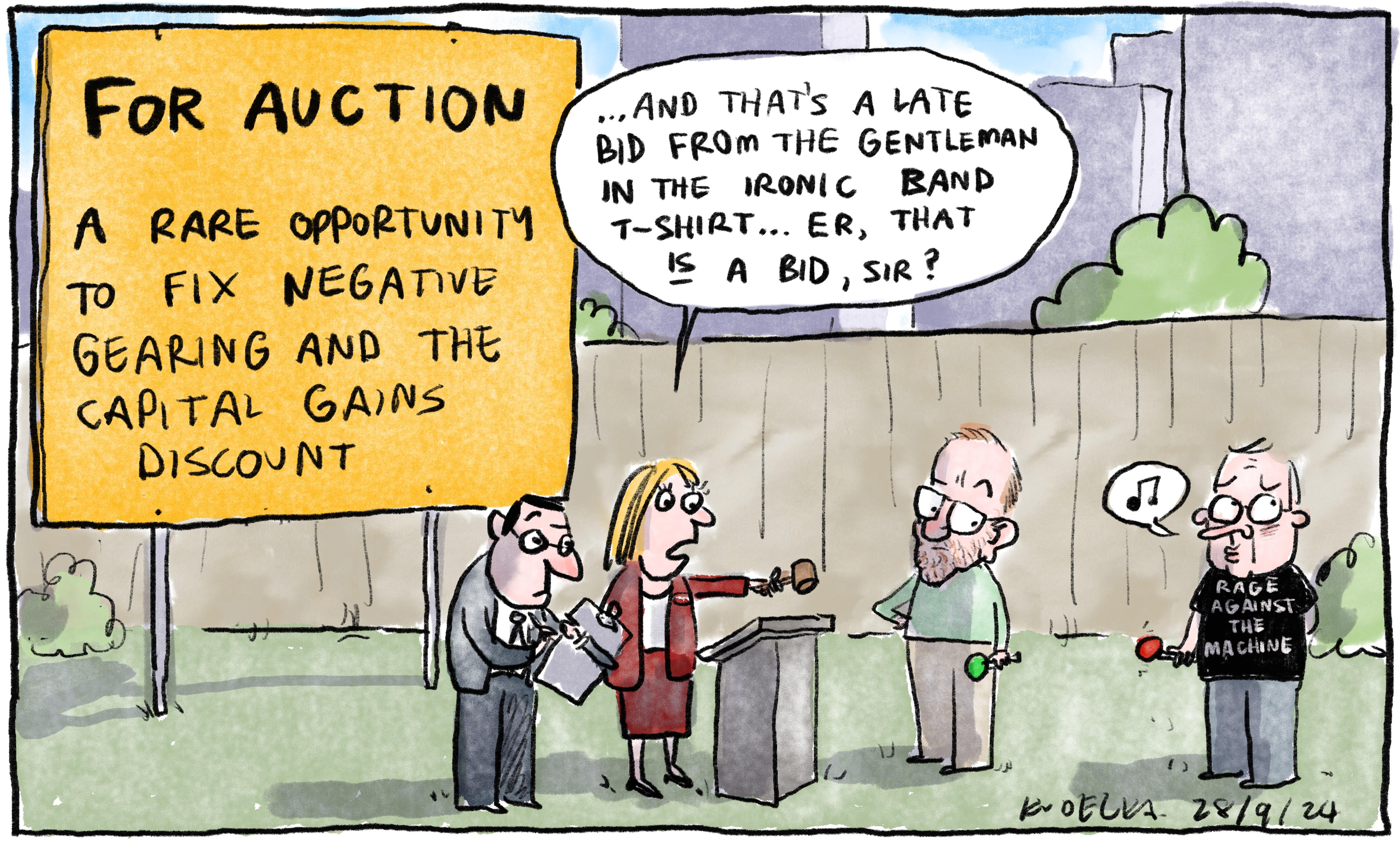 Jon Kudelka cartoon, September 28, 2024
