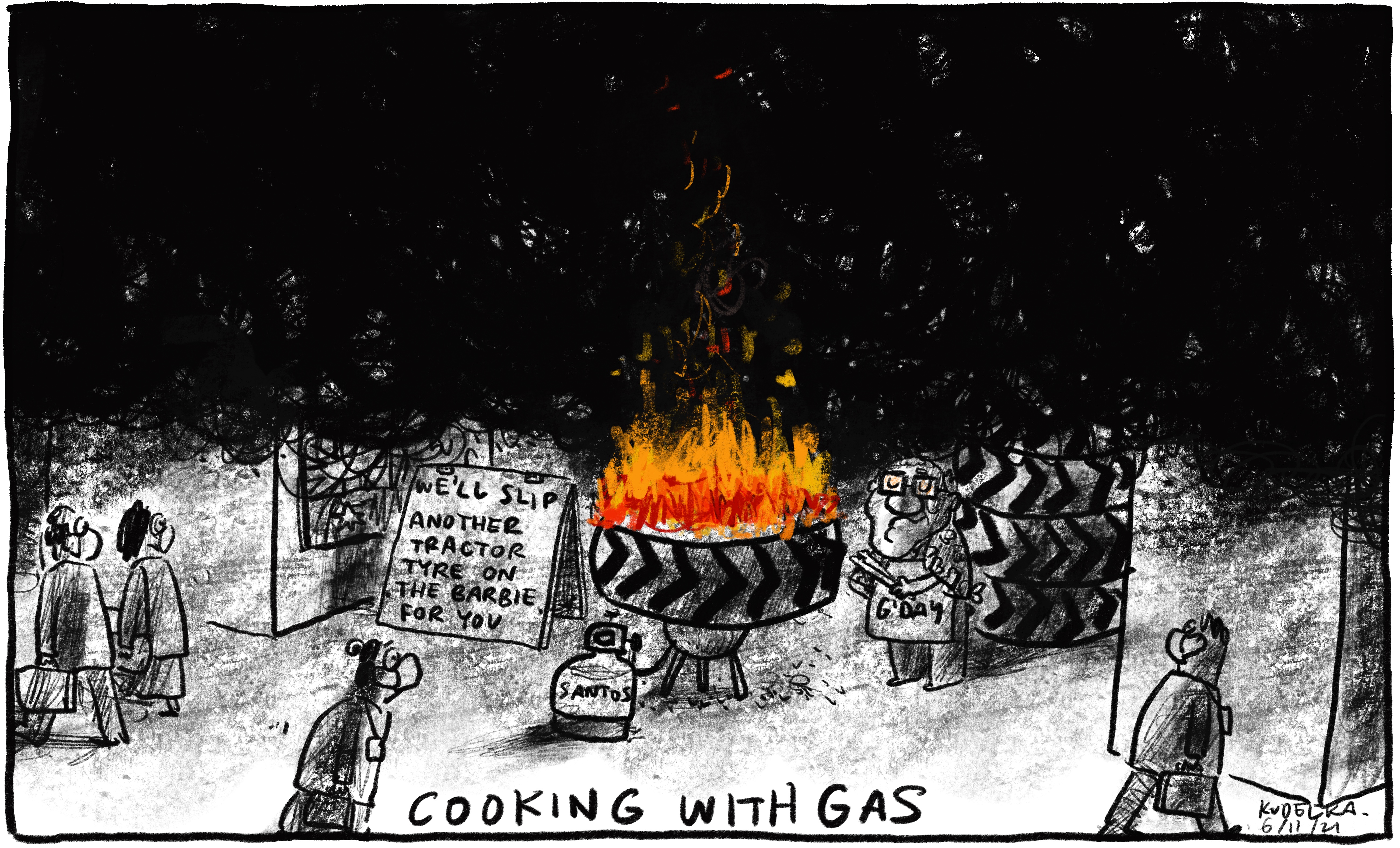 Jon Kudelka cartoon, November 6, 2021