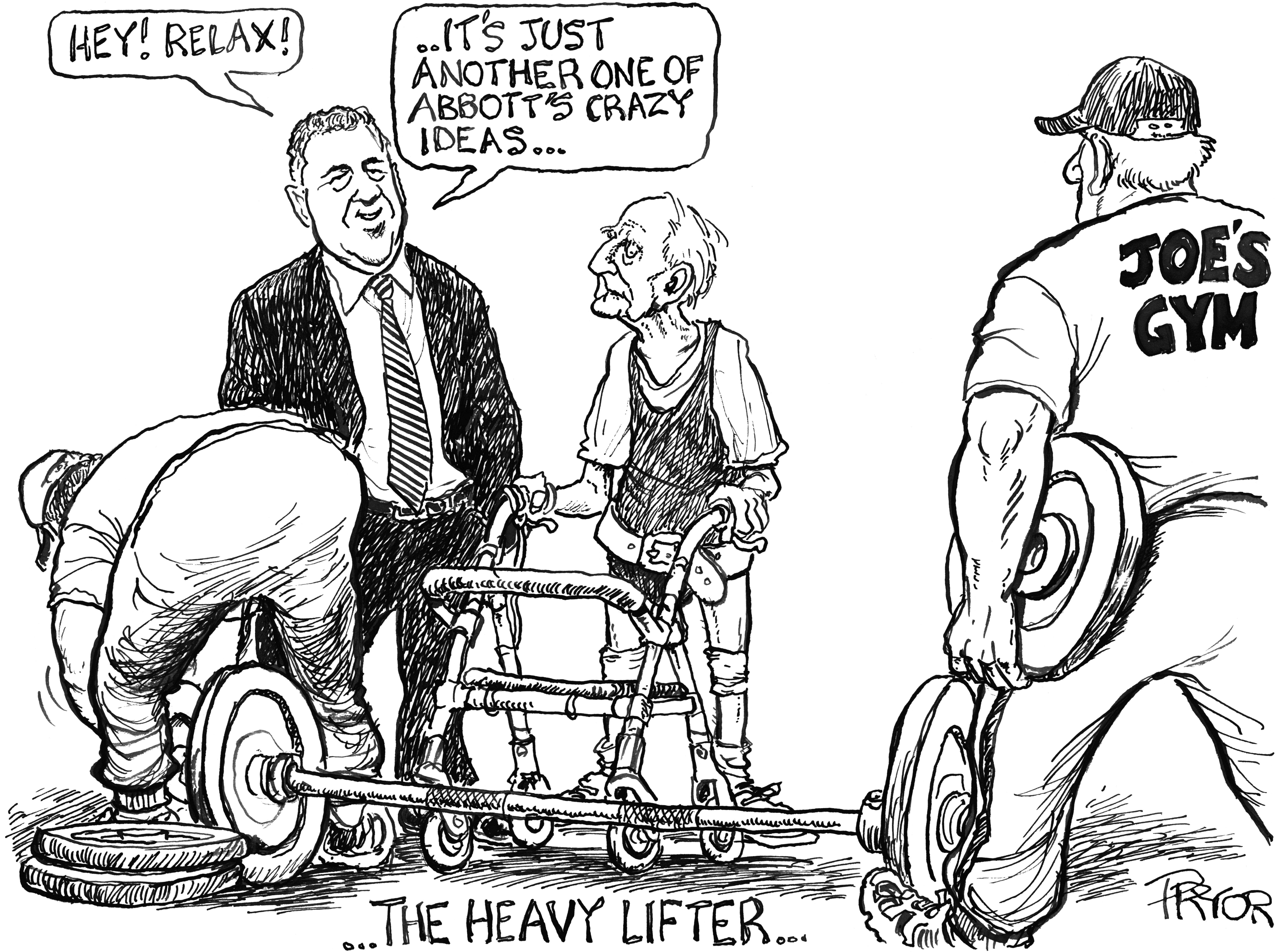 Geoff Pryor – Cartoon, May 3 2014