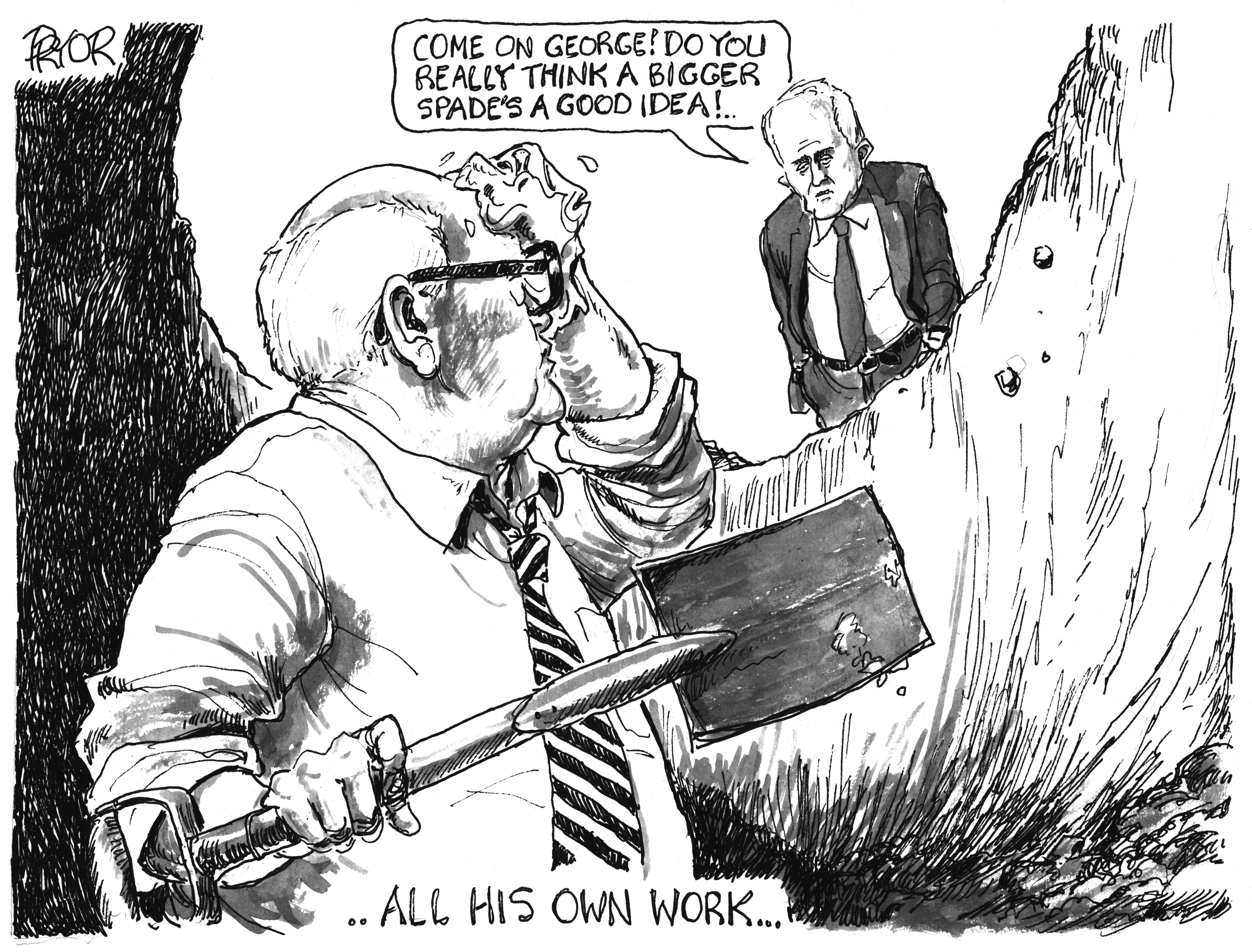 Geoff Pryor cartoon, October 22 2016
