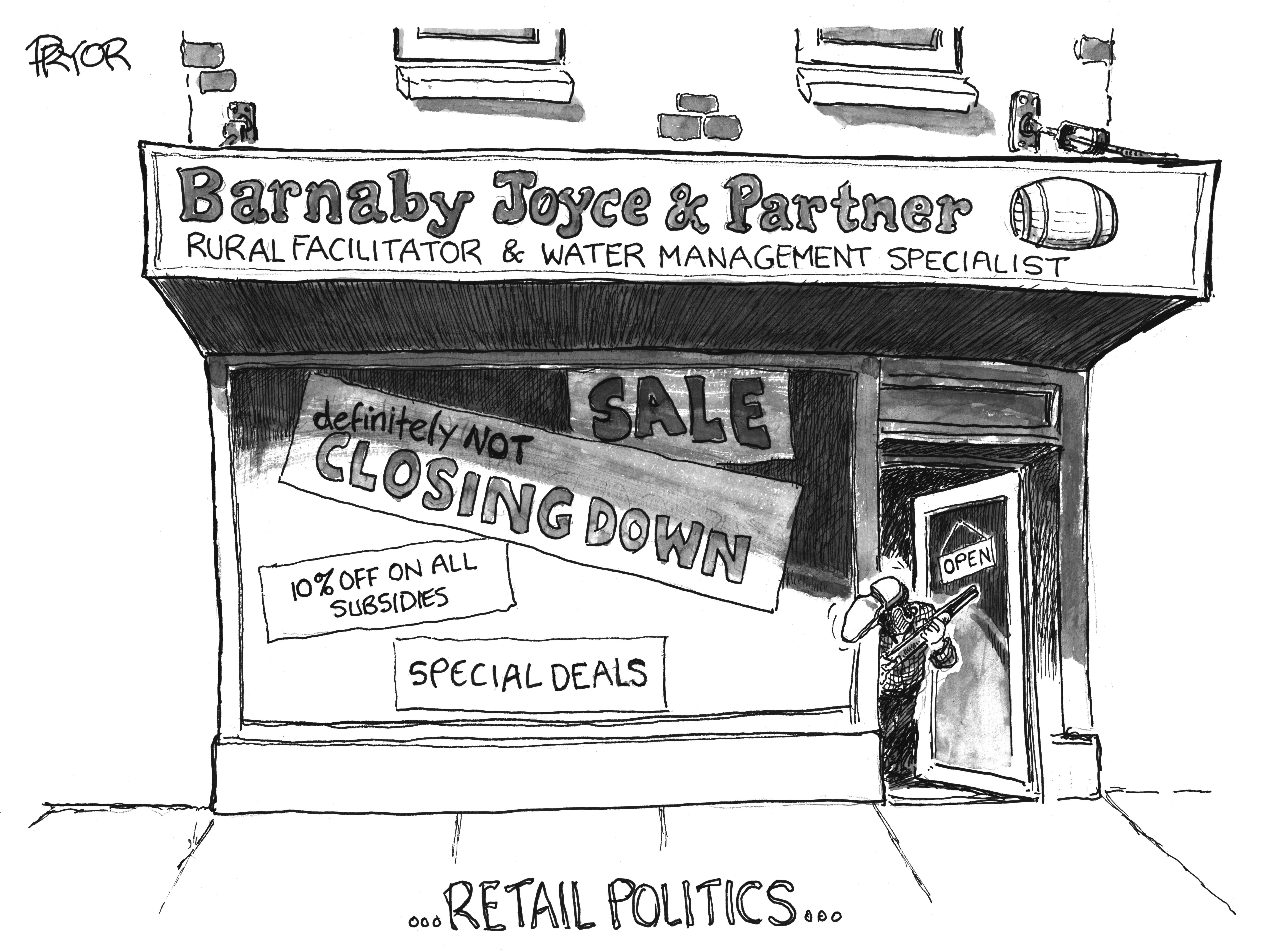Geoff Pryor cartoon, February 24 2018