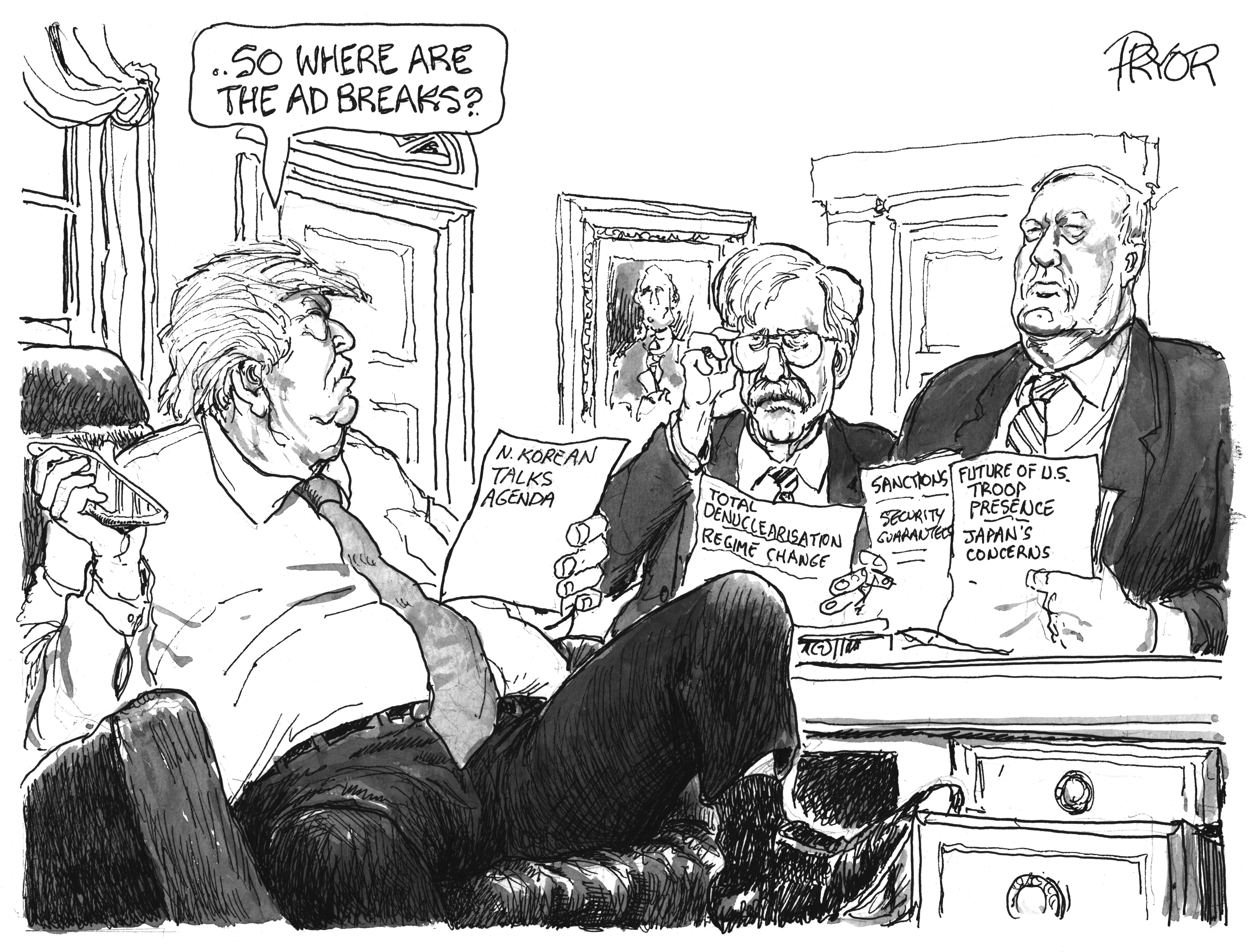 Geoff Pryor cartoon, June 9–15, 2018