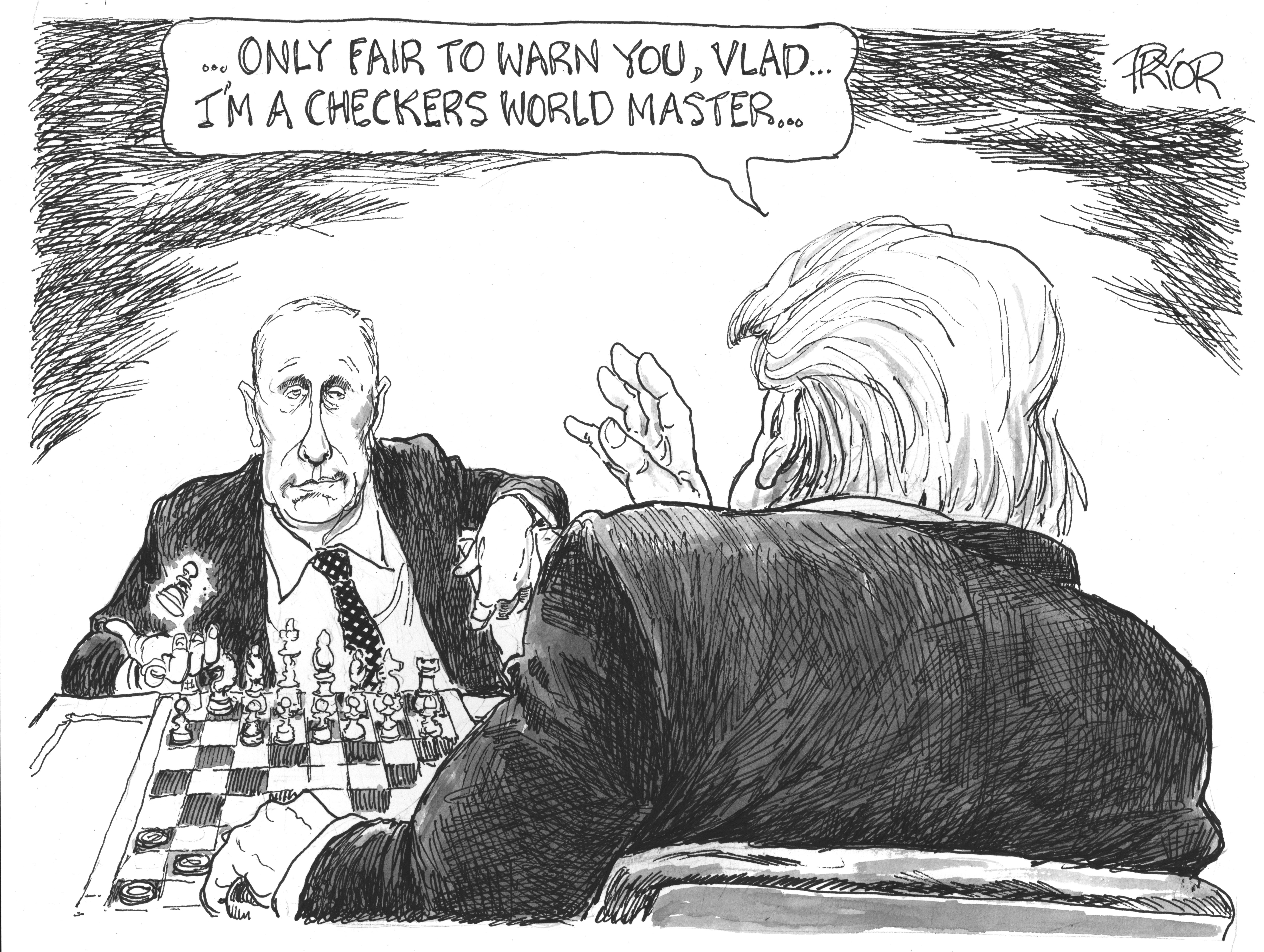 Geoff Pryor cartoon, July 14–20, 2018