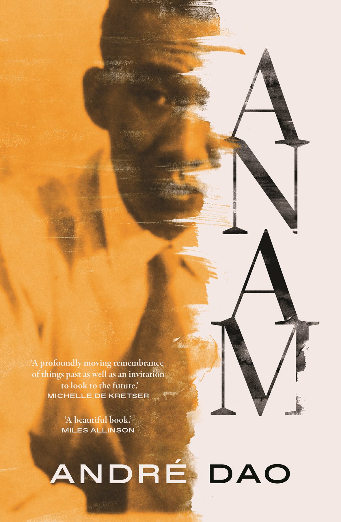 Book cover: Portrait photograph of a middle-aged man  in white shirt and tie.