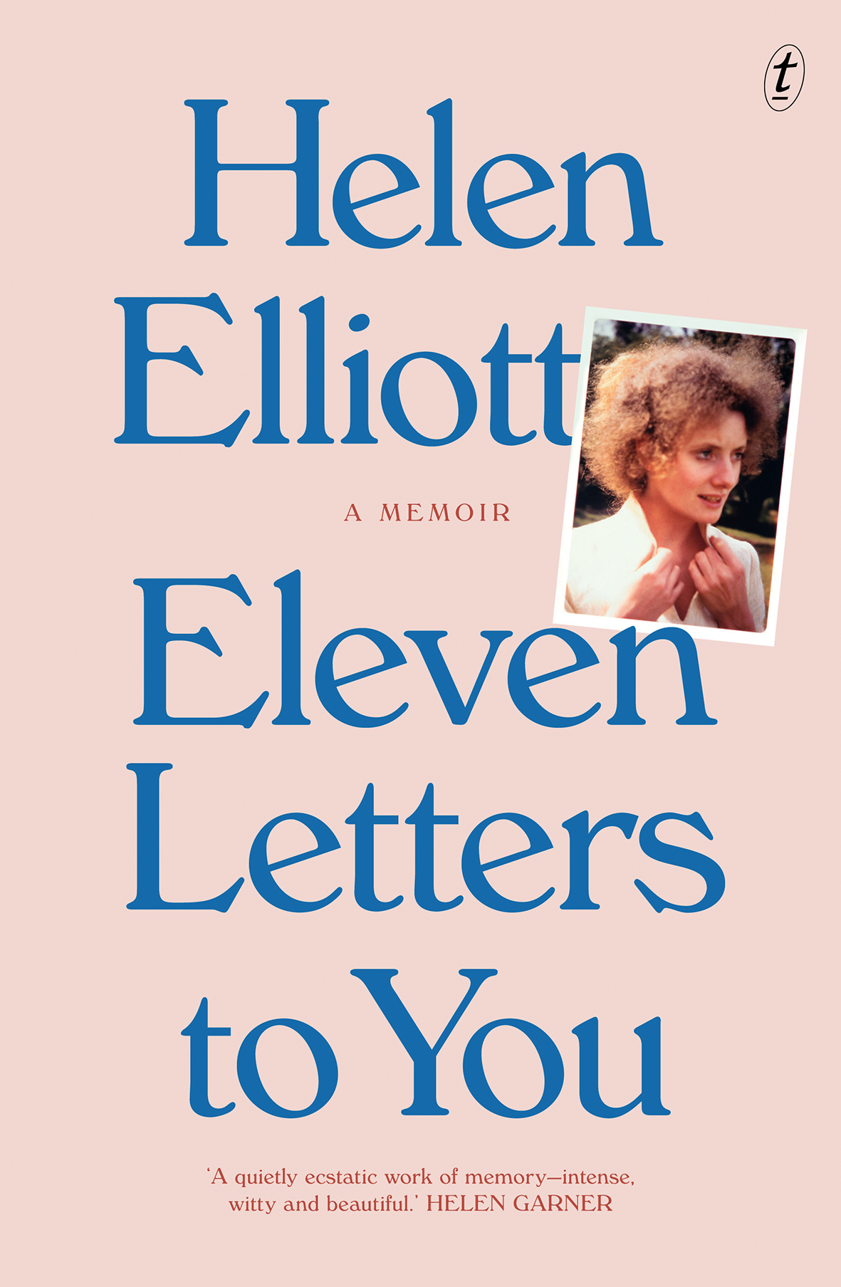 Book cover: a photograph of a middle-aged woman between the title and author name. 