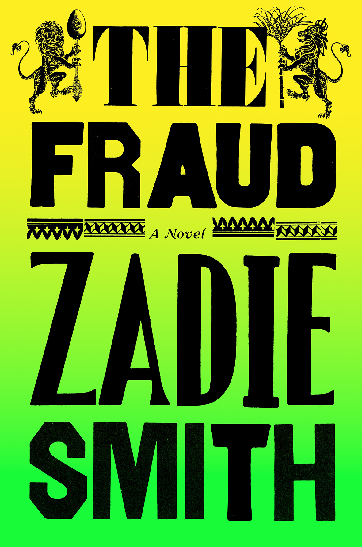Book cover: the title and and author name in black text across a yellow and green background.