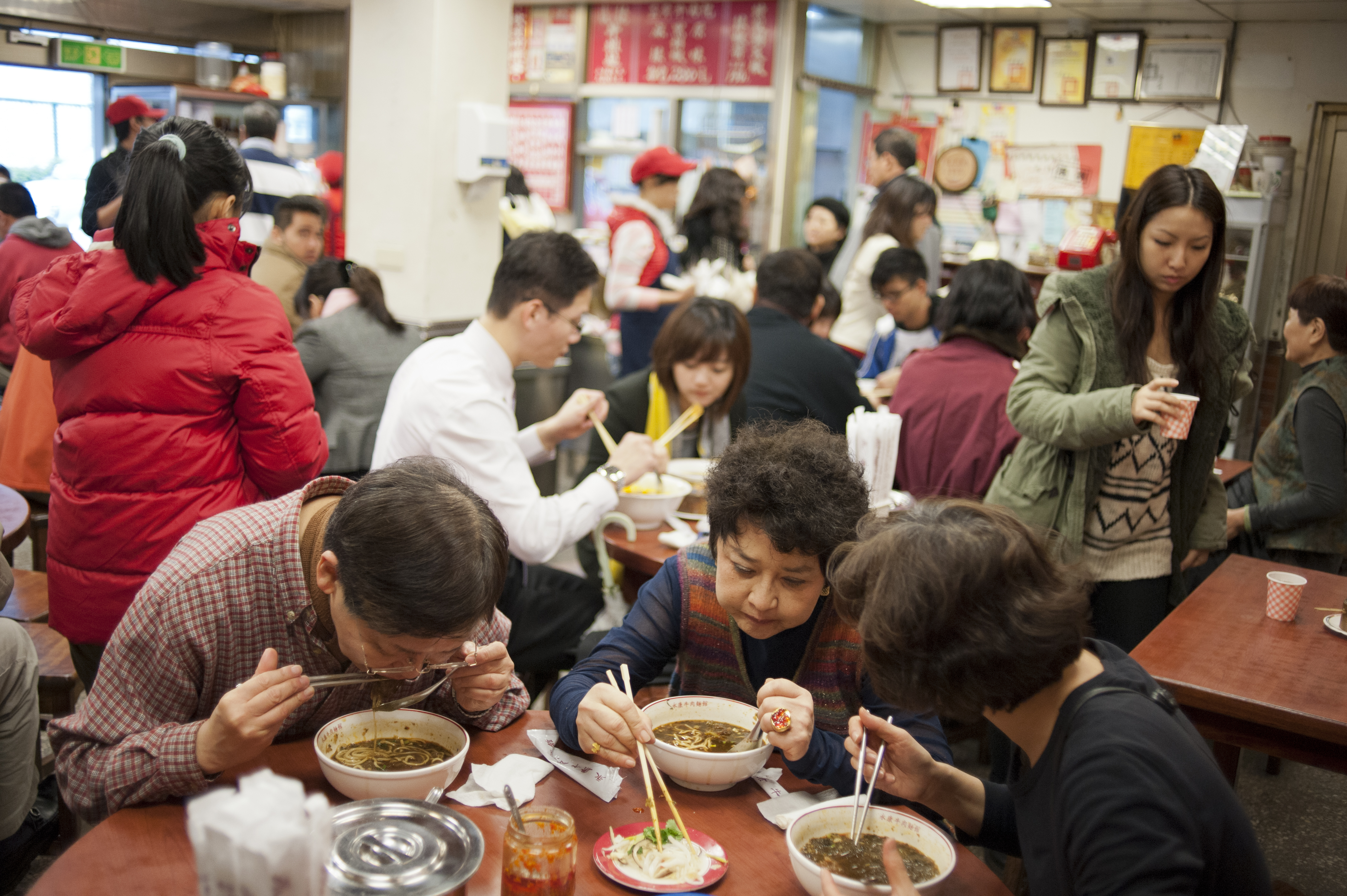 Taipei’s beef noodle soup